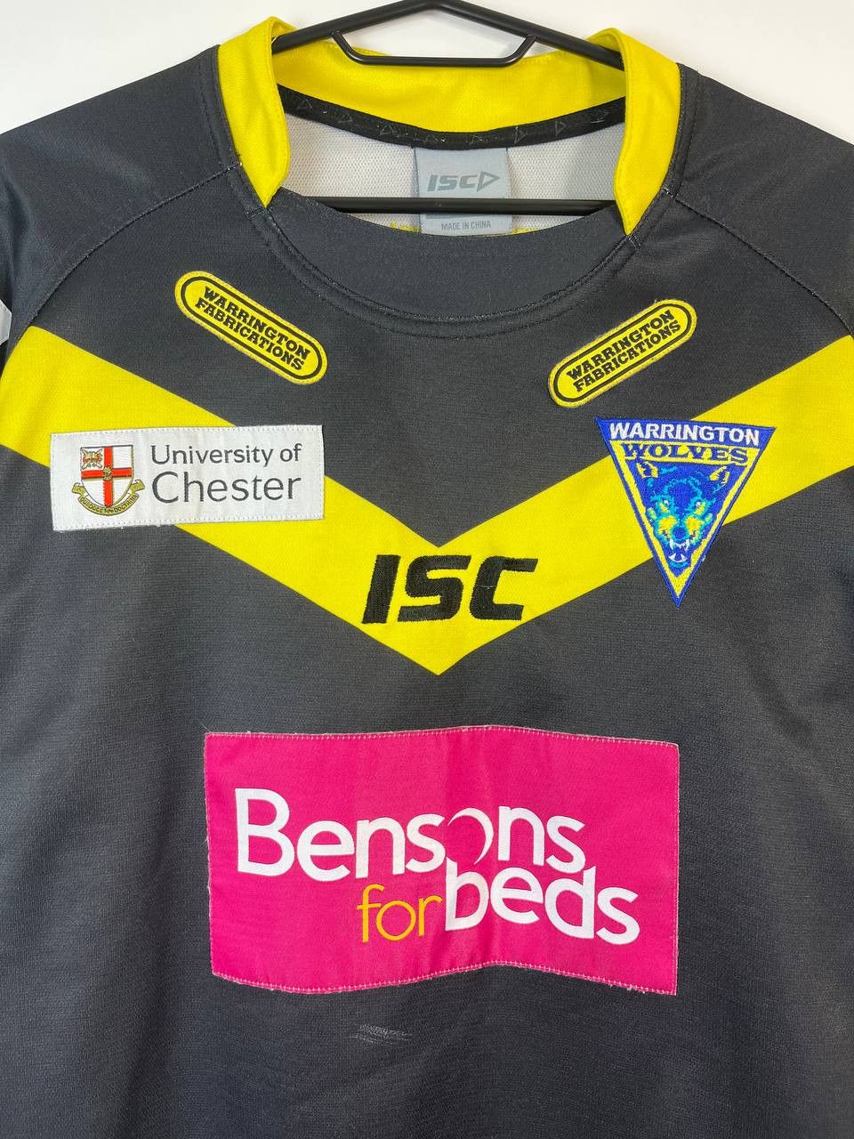 Gear for Sports Warrington Wolves Rugby Jersey Home ISC Rugby Union Sz L Size US L / EU 52-54 / 3 - 2 Thumbnail
