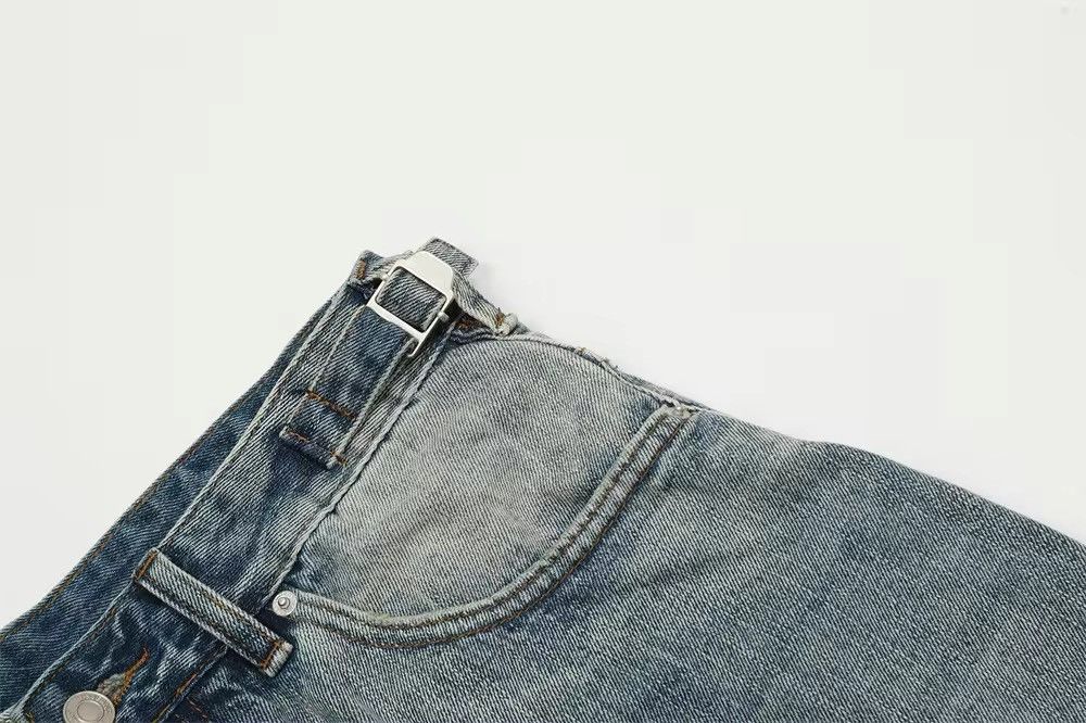 Japanese Brand Design Ripped Lux Wash Jorts Vintage Y2K Style Size US 32 / EU 48 - 6 Thumbnail