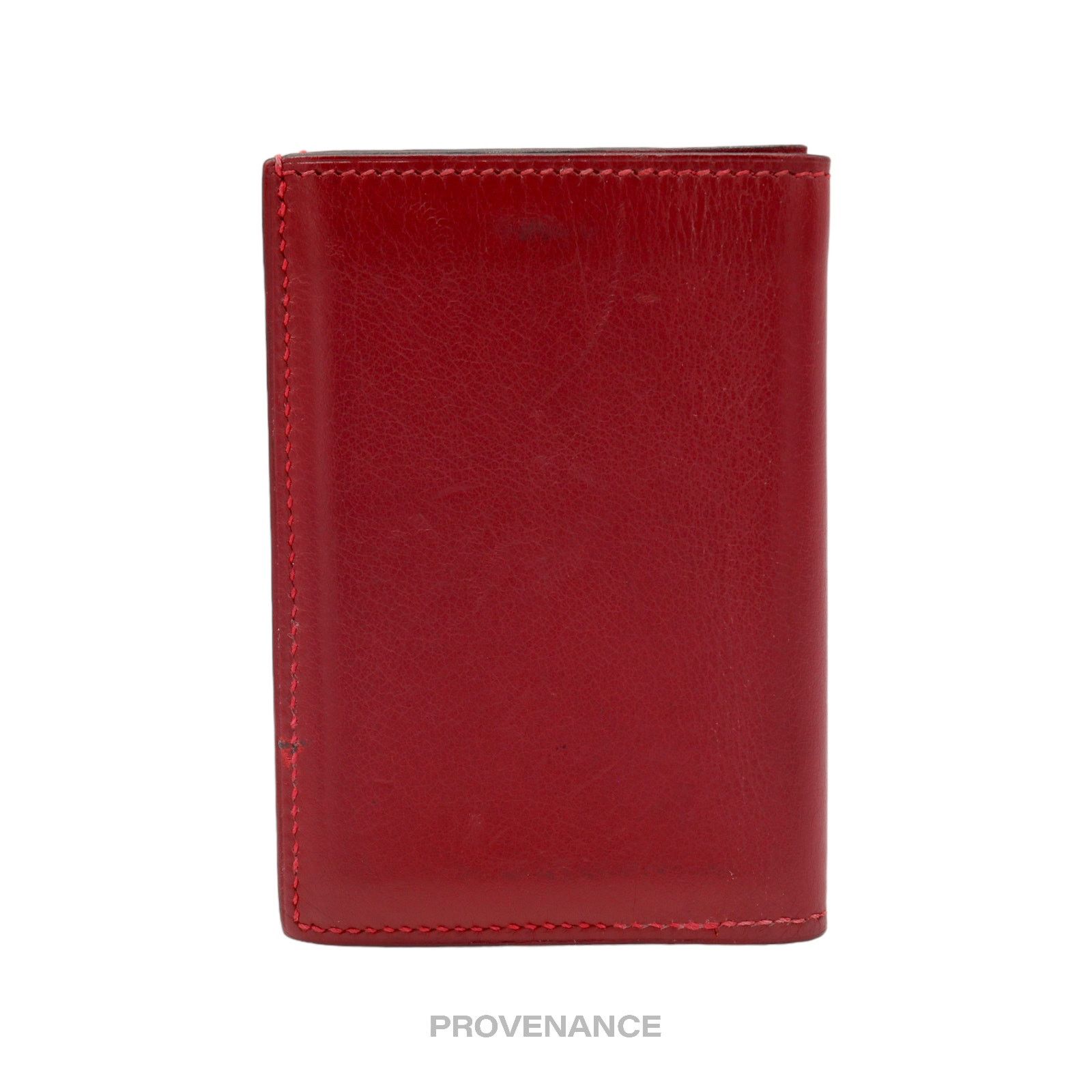 Hermes 🔴 Hermès CardholderWallet - Red Box Calfskin Leather Size ONE SIZE - 2 Thumbnail