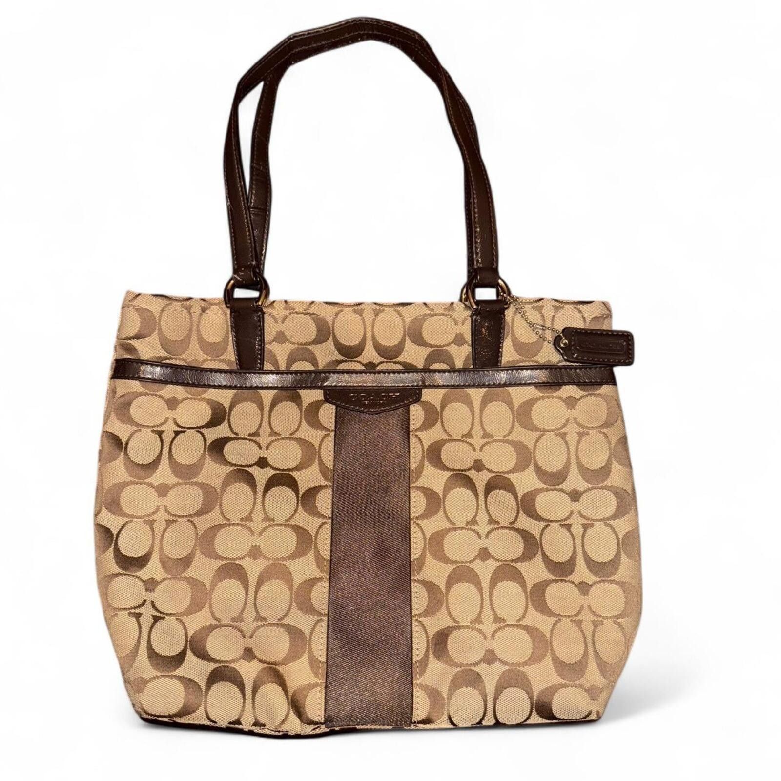 Coach Vintage Coach Signature Tote Bag - Brown Monogram Size ONE SIZE - 1 Thumbnail
