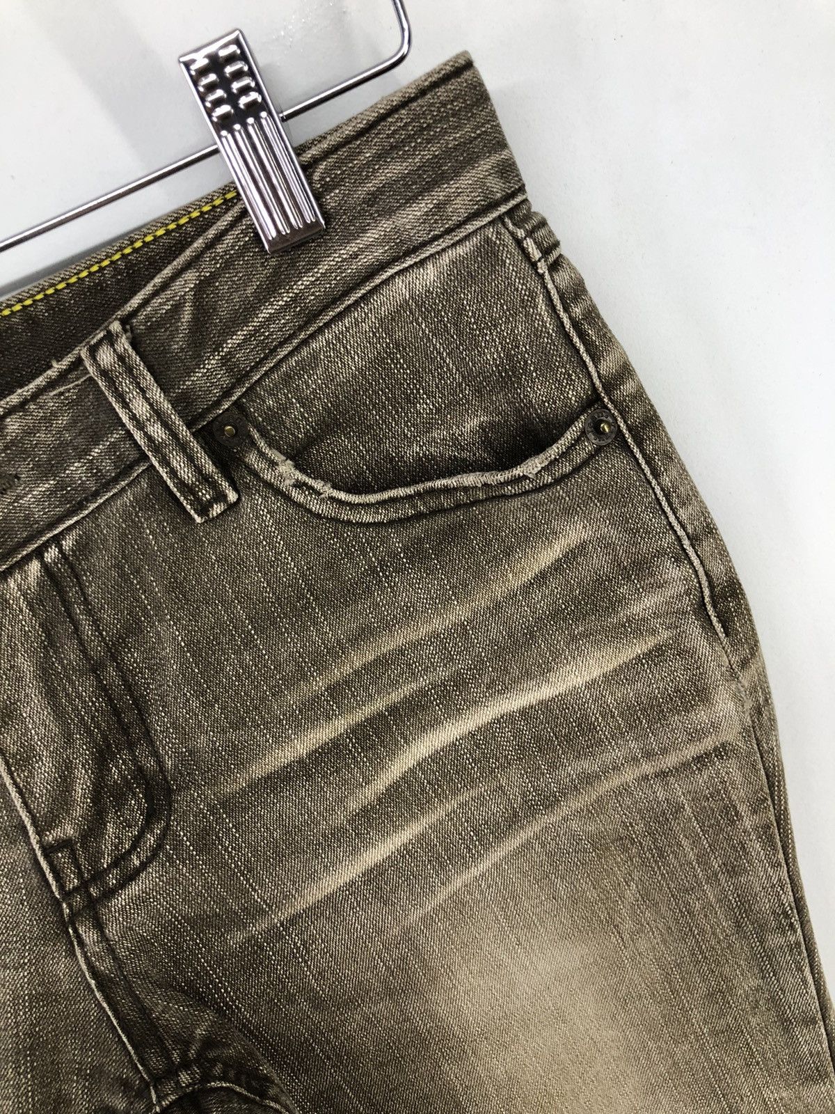 Japanese Brand Vintage Pavarotti Vary Jean Faded Brown Flare Bootcut Jeans Size 27" / US 4 / IT 40 - 10 Thumbnail