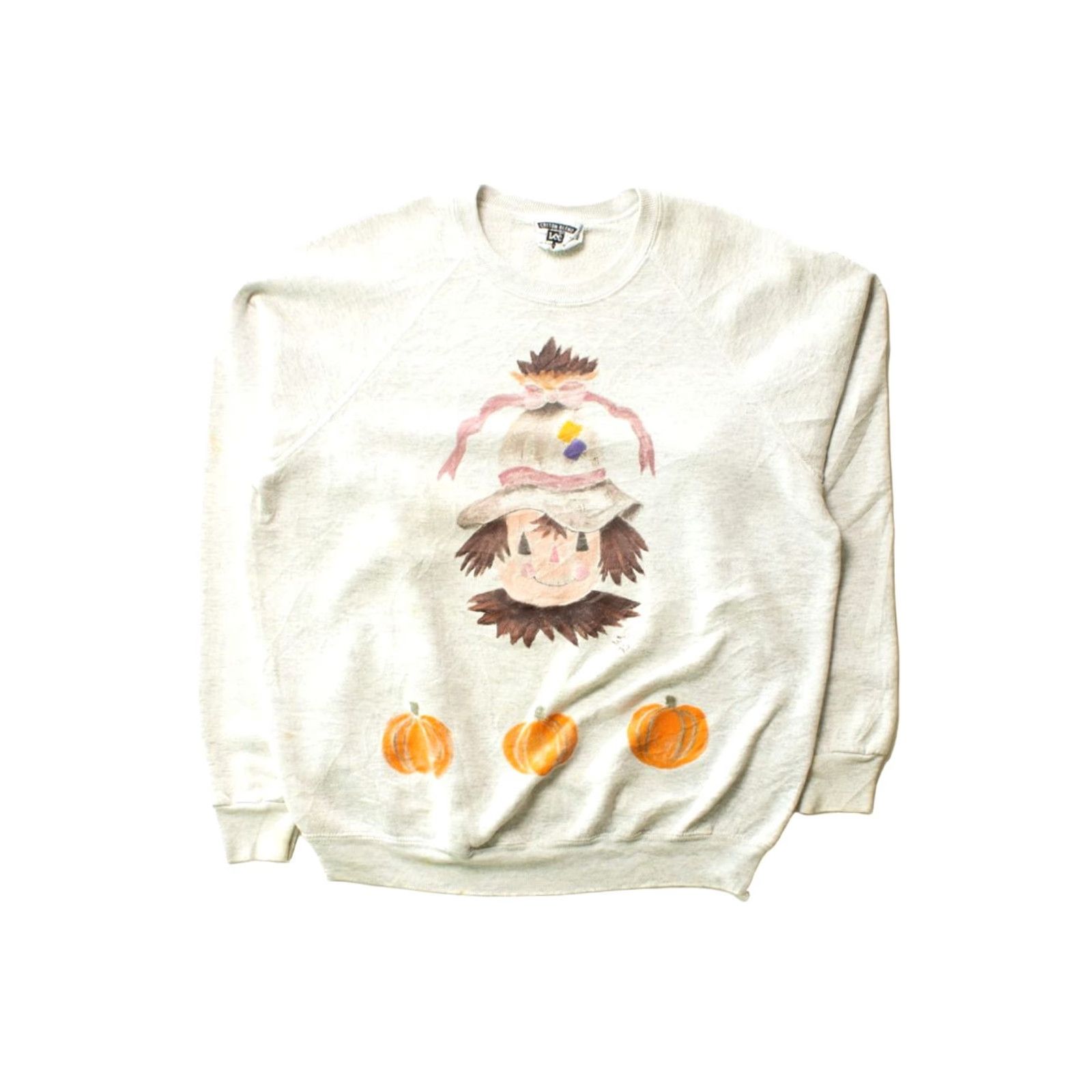 Lee VINTAGE Lee Sweatshirt Scarecrow Fall Grey 1990s X-Large Mens Size US XL / EU 56 / 4 - 2 Thumbnail