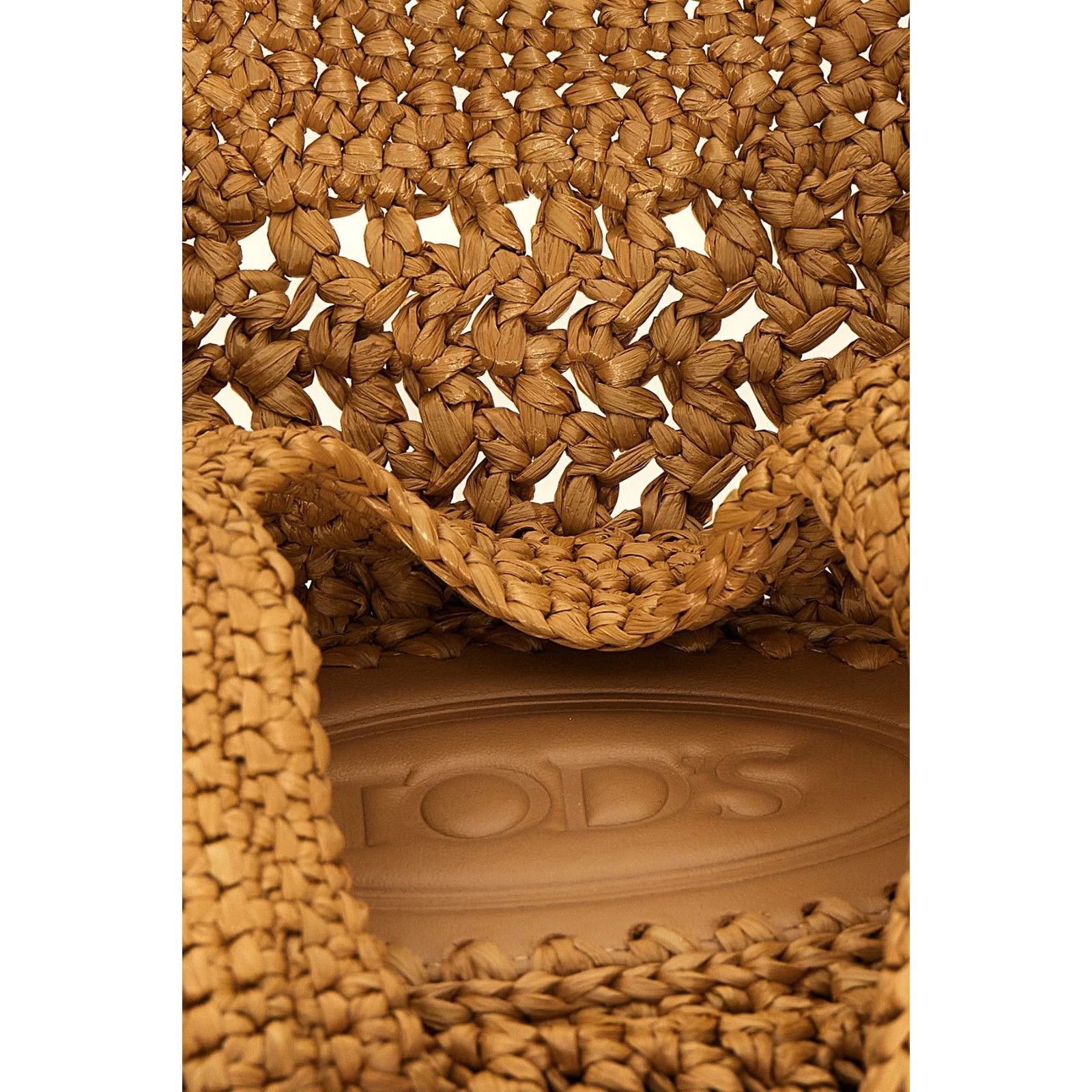 Tod's TOD'S Small Beige Raffia Shoulder Bag New And Authentic Size ONE SIZE - 4 Thumbnail