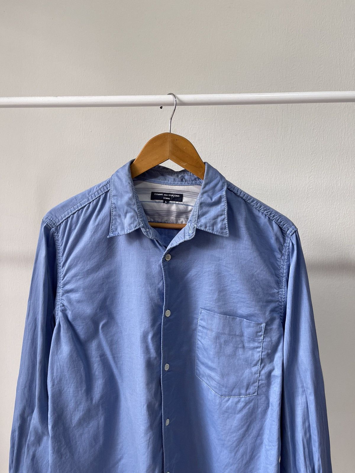 Comme des Garcons × Comme des Garcons Homme × Comme des Garcons Homme Plus AD2004 Comme des Garcons Cupra Button Ups Size US M / EU 48-50 / 2 - 3 Thumbnail