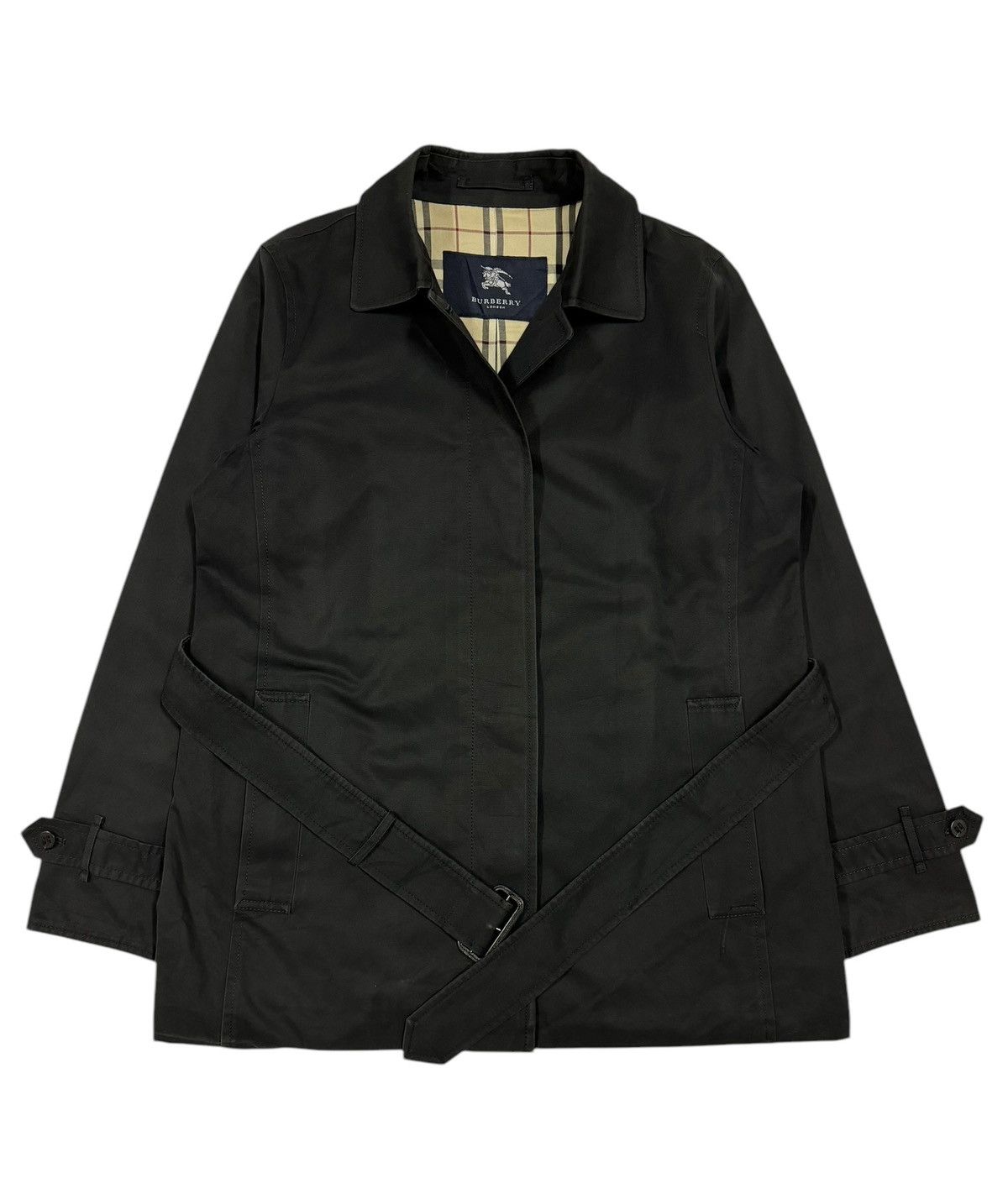 Burberry Authentic🔥Burberry London Parka Black Novacheck Inner Jacket Size US S / EU 44-46 / 1 - 1 Thumbnail