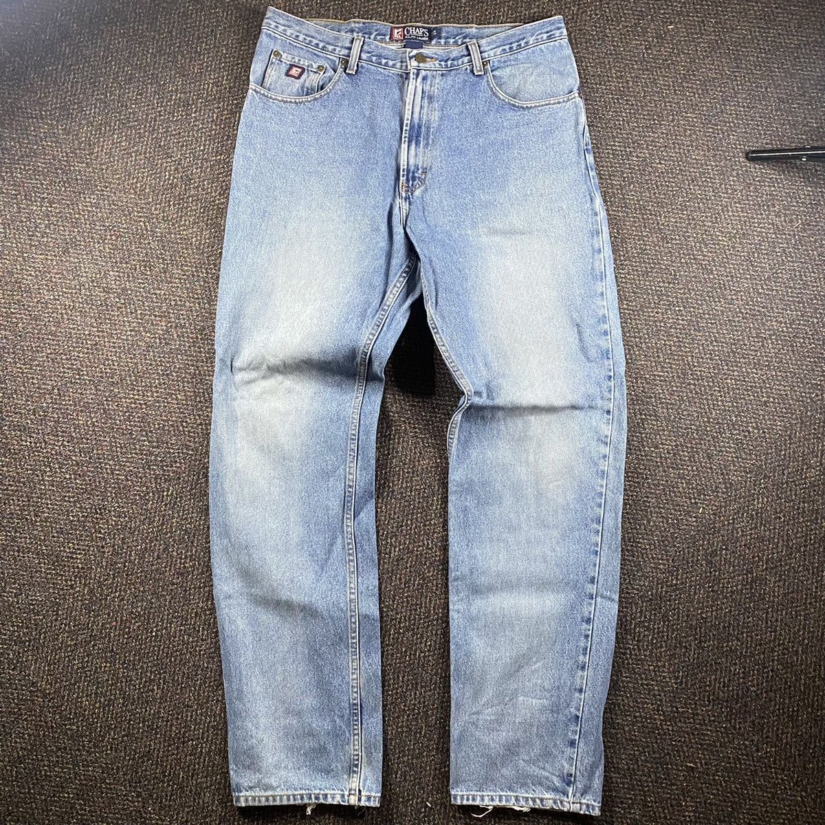 Chaps × Vintage Vintage 1990s Chaps Ralph Lauren Denim Dad Jeans Size US 36 / EU 52 - 6 Thumbnail
