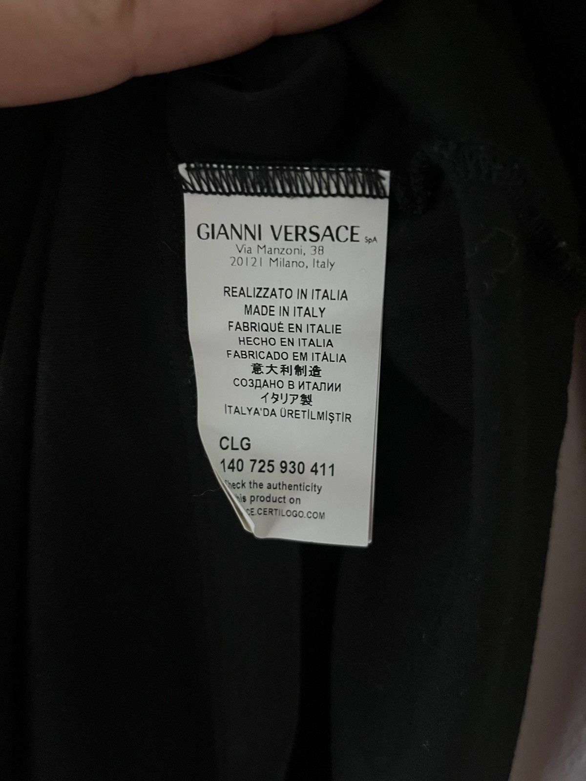Versace × Versus × Versus Versace Versus Versace Long sleeve Size US L / EU 52-54 / 3 - 4 Thumbnail