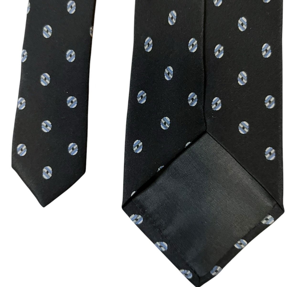 Brioni Brioni Handmade Italy Dark Blue silk tie Geometric Pattern Size ONE SIZE - 5 Thumbnail