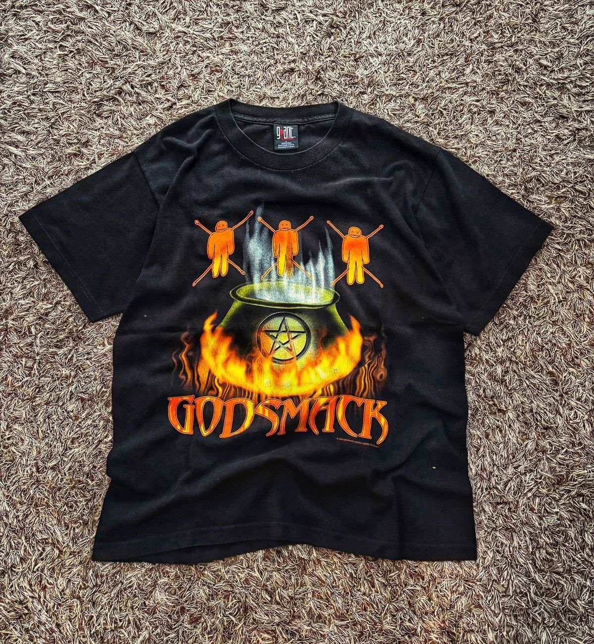 Band Tees × Vintage Vintage godsmack 1999 tees Size US L / EU 52-54 / 3 - 1 Thumbnail