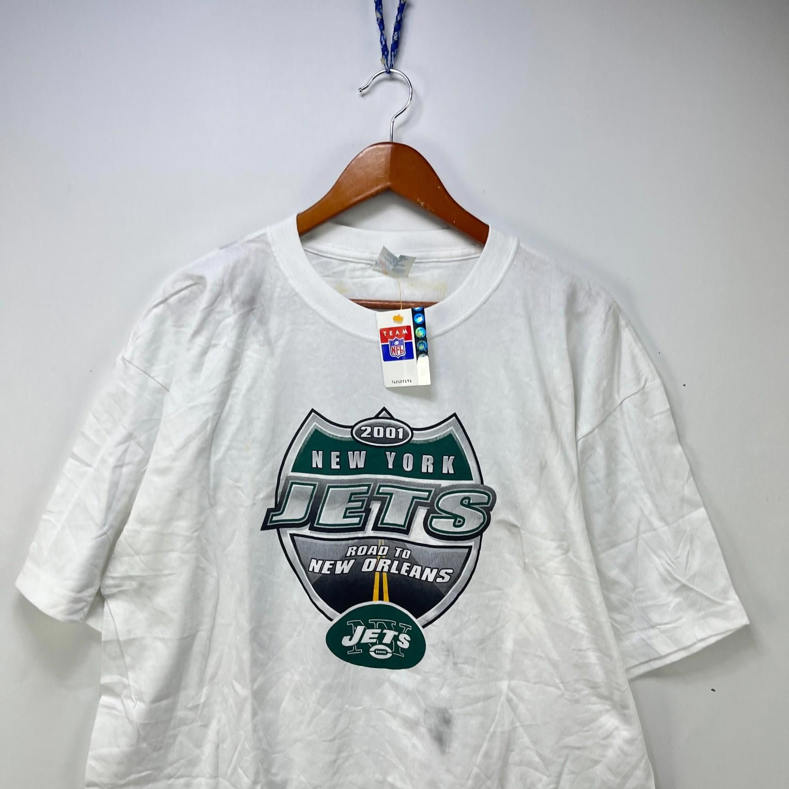 Other Vintage New York Jets 2001 Champions T-Shirt 2XL Size ONE SIZE - 2 Thumbnail