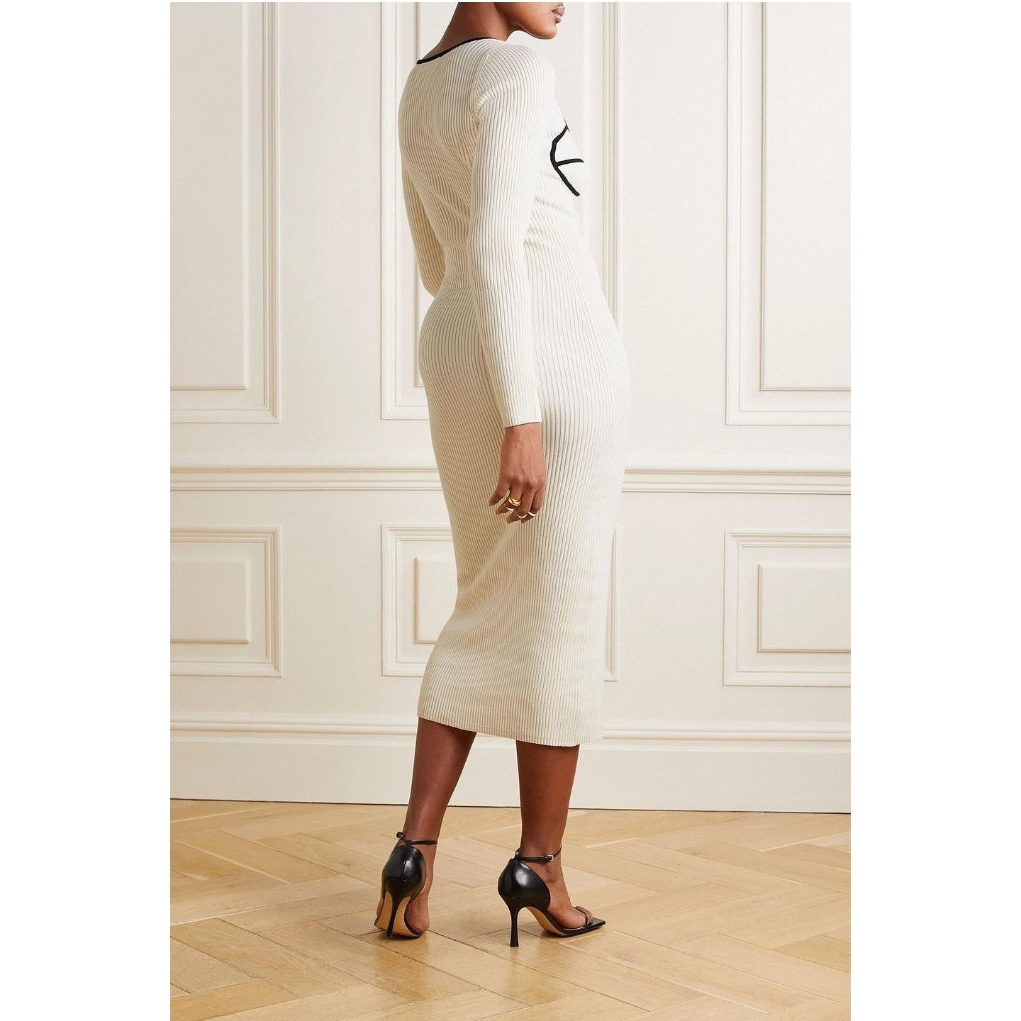 Mara Hoffman Mara Hoffman Lucienne Ribbed Cotton-blend Sweater Dress XS Size XS / US 0-2 / IT 36-38 - 4 Thumbnail