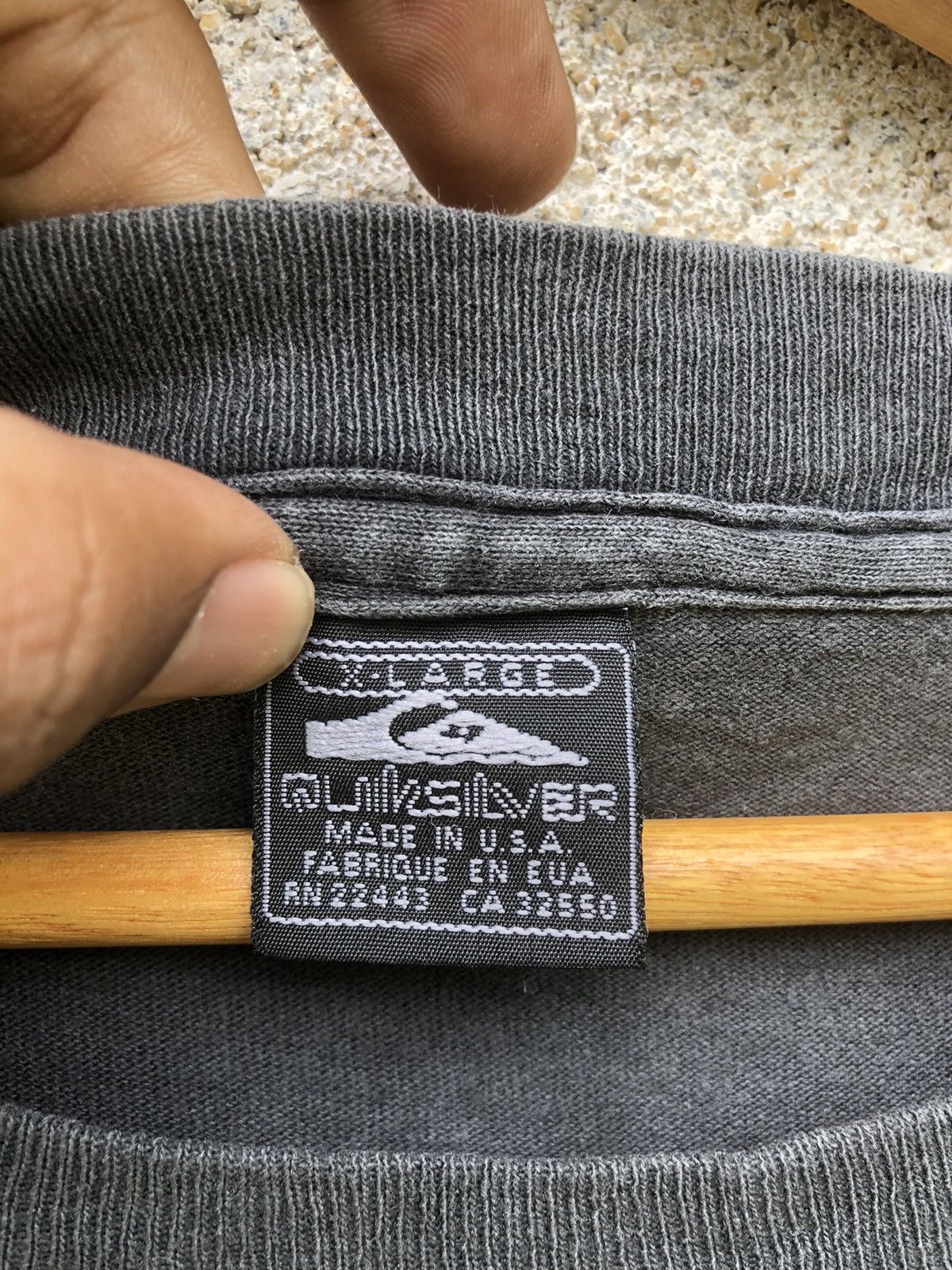 Quiksilver × Vintage Vintage 90s Faded Quiksilver Big Logo Backhit Tshirt Size US XL / EU 56 / 4 - 11 Thumbnail