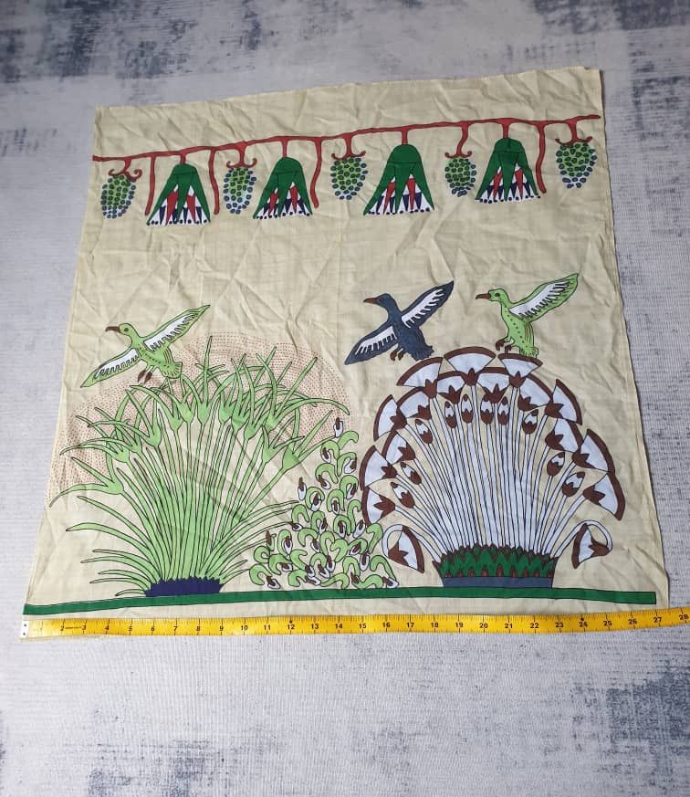 Japanese Brand Unammed Bird and abstract scarves Size ONE SIZE - 3 Thumbnail