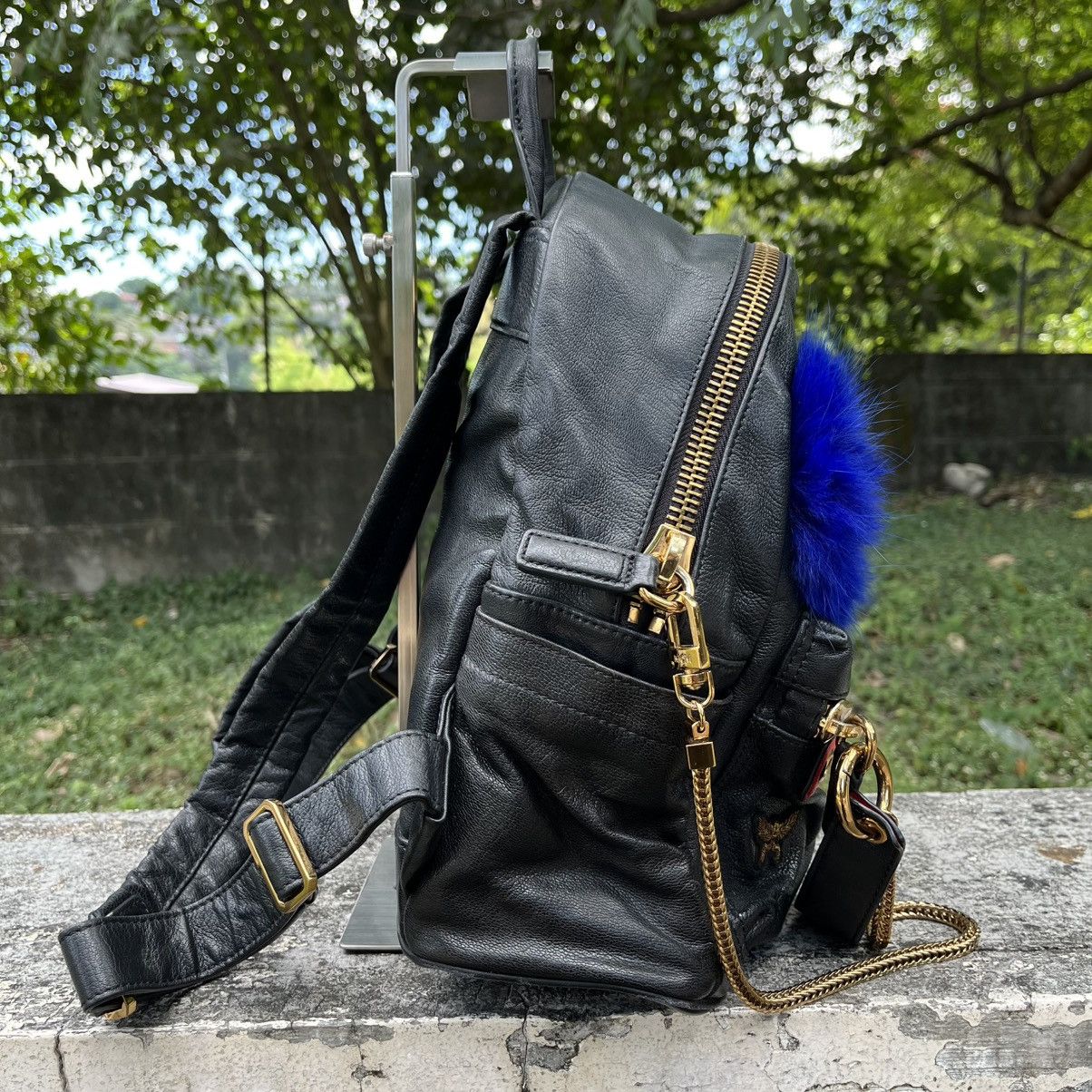 MCM MCM Stark Backpack Insignia Lambskin Leather Size ONE SIZE - 8 Thumbnail