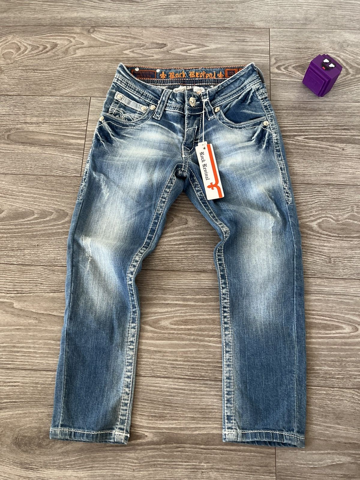 Rock Revival ‼️New Rock Revival Made in USA RRP:210€ Selvage Jeans Size US 28 / EU 44 - 3 Thumbnail