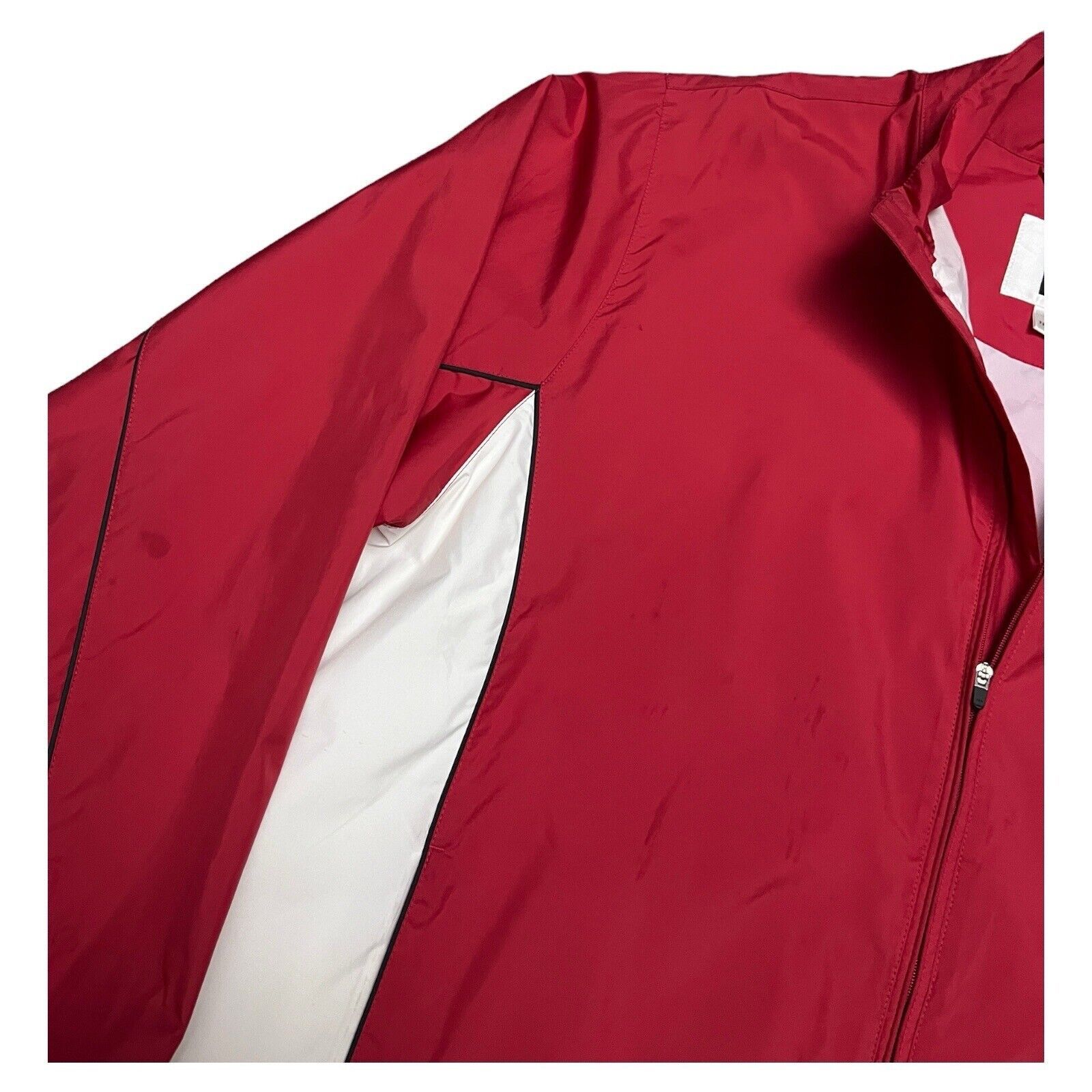Footjoy FOOTJOY Dryjoys GOLF Light Windbreaker Womens Red Jacket Size XL / US 12-14 / IT 48-50 - 5 Thumbnail