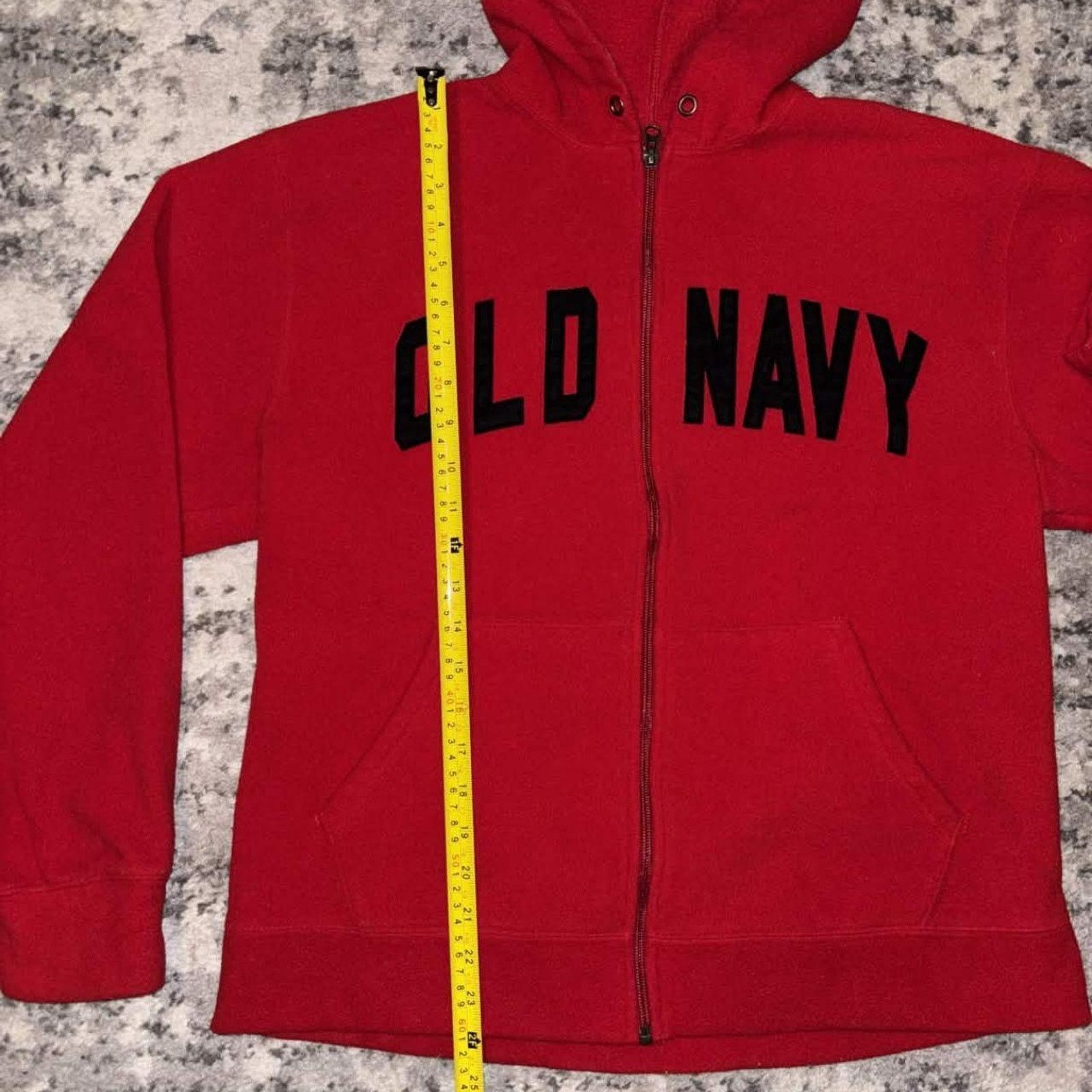 Old Navy Y2K Old Navy Felt Spellout Fleece Sweater Size US S / EU 44-46 / 1 - 4 Thumbnail