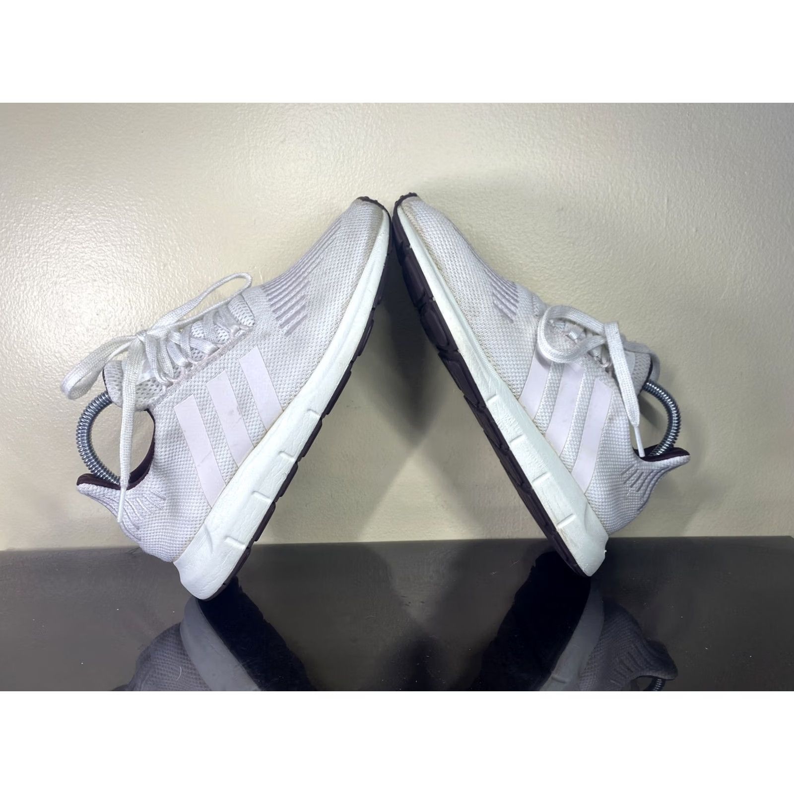 Adidas adidas Sneaker Women 8.5 White Pink SS Athletic Shoes Womens Size 8.5 White Pink Size US 9 / IT 39 - 7 Thumbnail