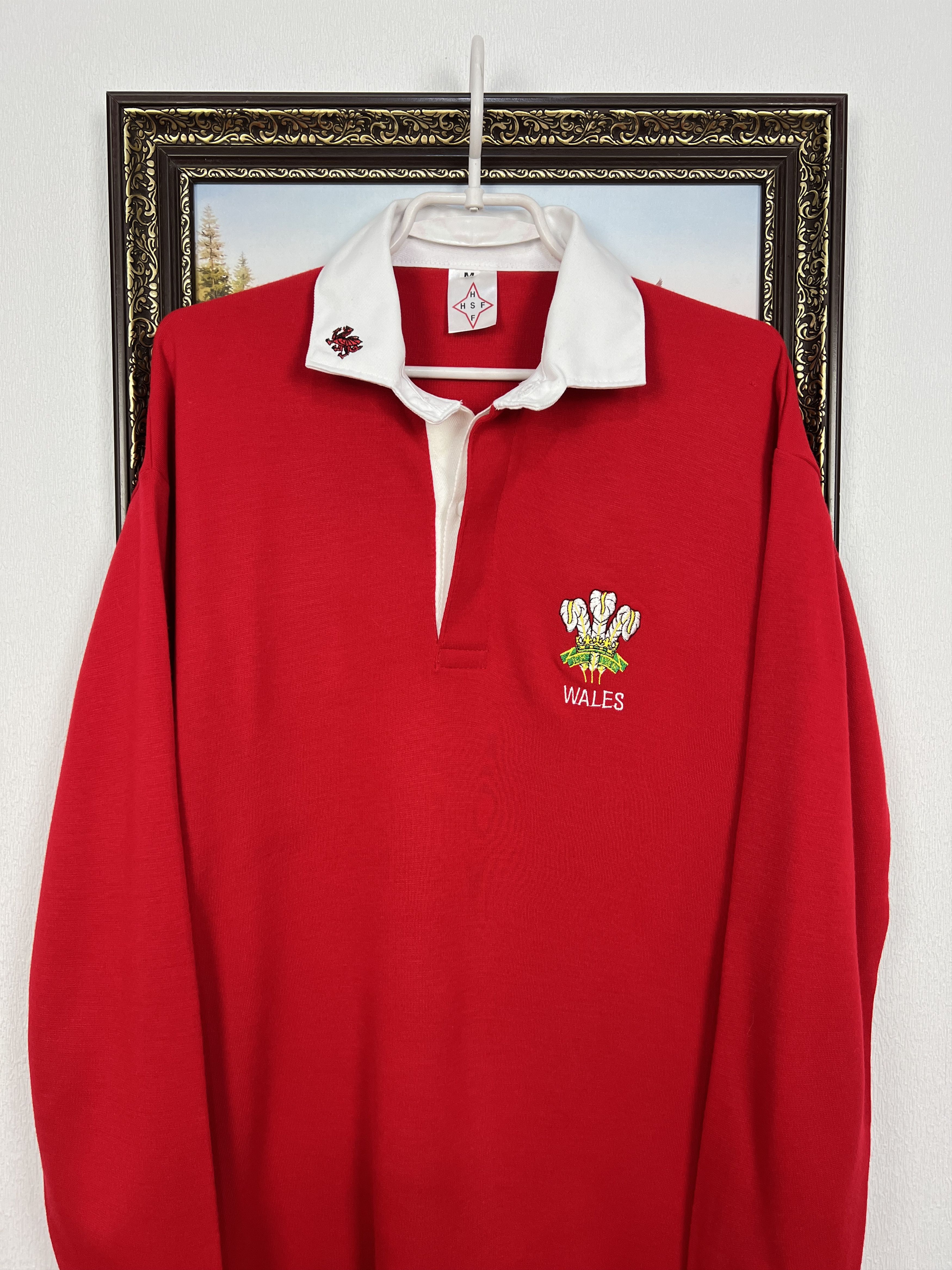 Vintage Vintage Wales Rugby Union Jersey Long Sleeve Shirt National Size US M / EU 48-50 / 2 - 2 Thumbnail