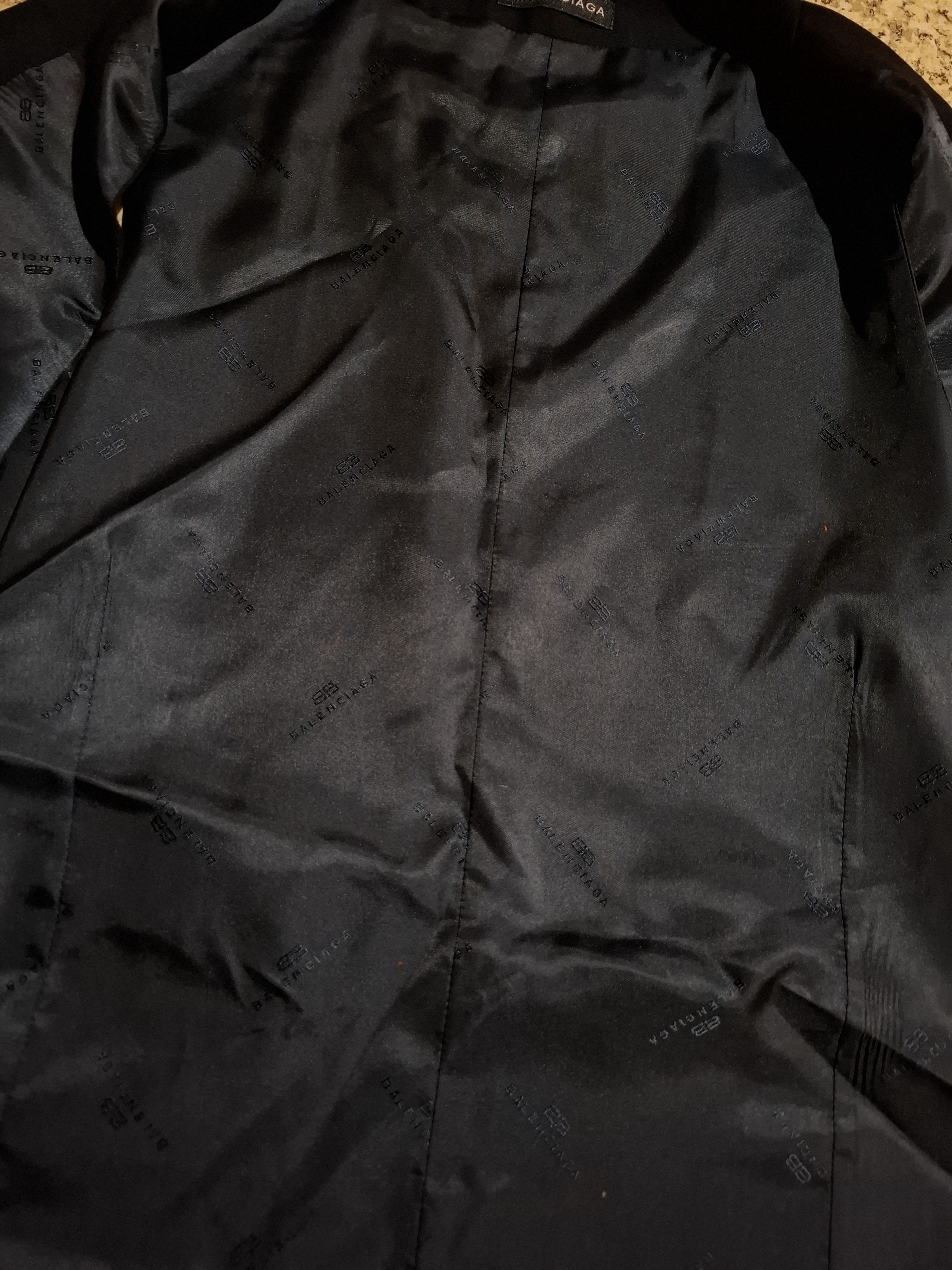 Balenciaga 💥 RARE BALENCIAGA ARCHIVE BLACK SUIT VEST 💥 Size 40S - 11 Thumbnail
