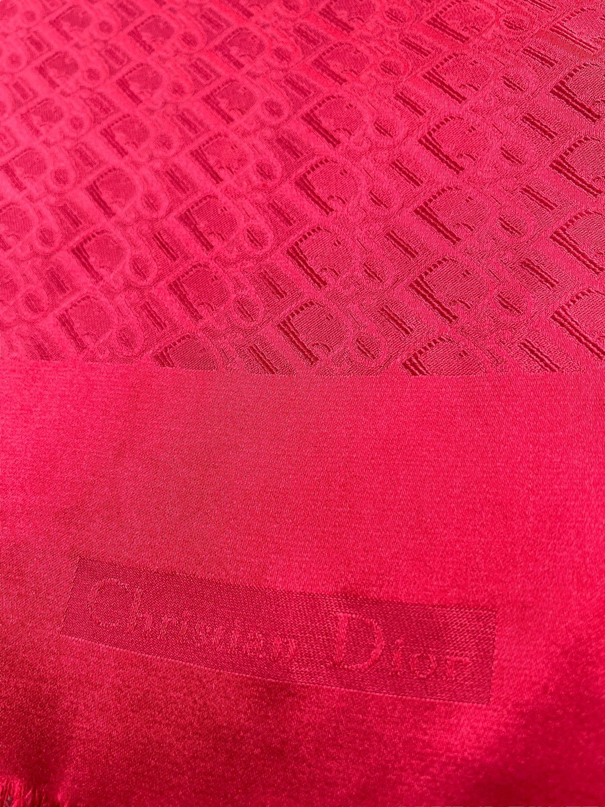 Christian Dior Monsieur Vintage Christian Dior Silk Monogram Muffler Scarves Size ONE SIZE - 3 Thumbnail
