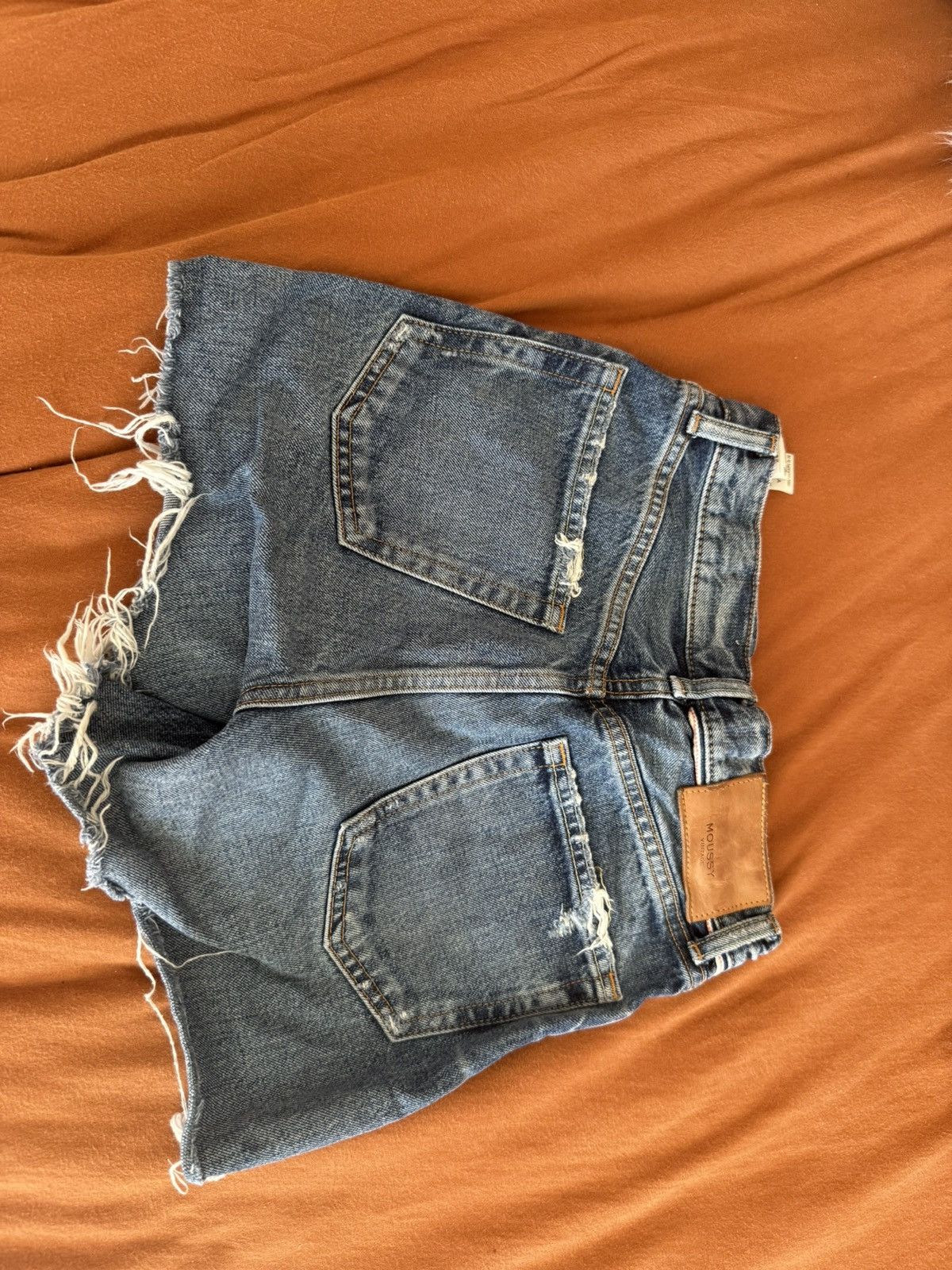 Japanese Brand Mousy Vintage Jean Shorts Size 24" / US 00 / IT 34 - 3 Thumbnail