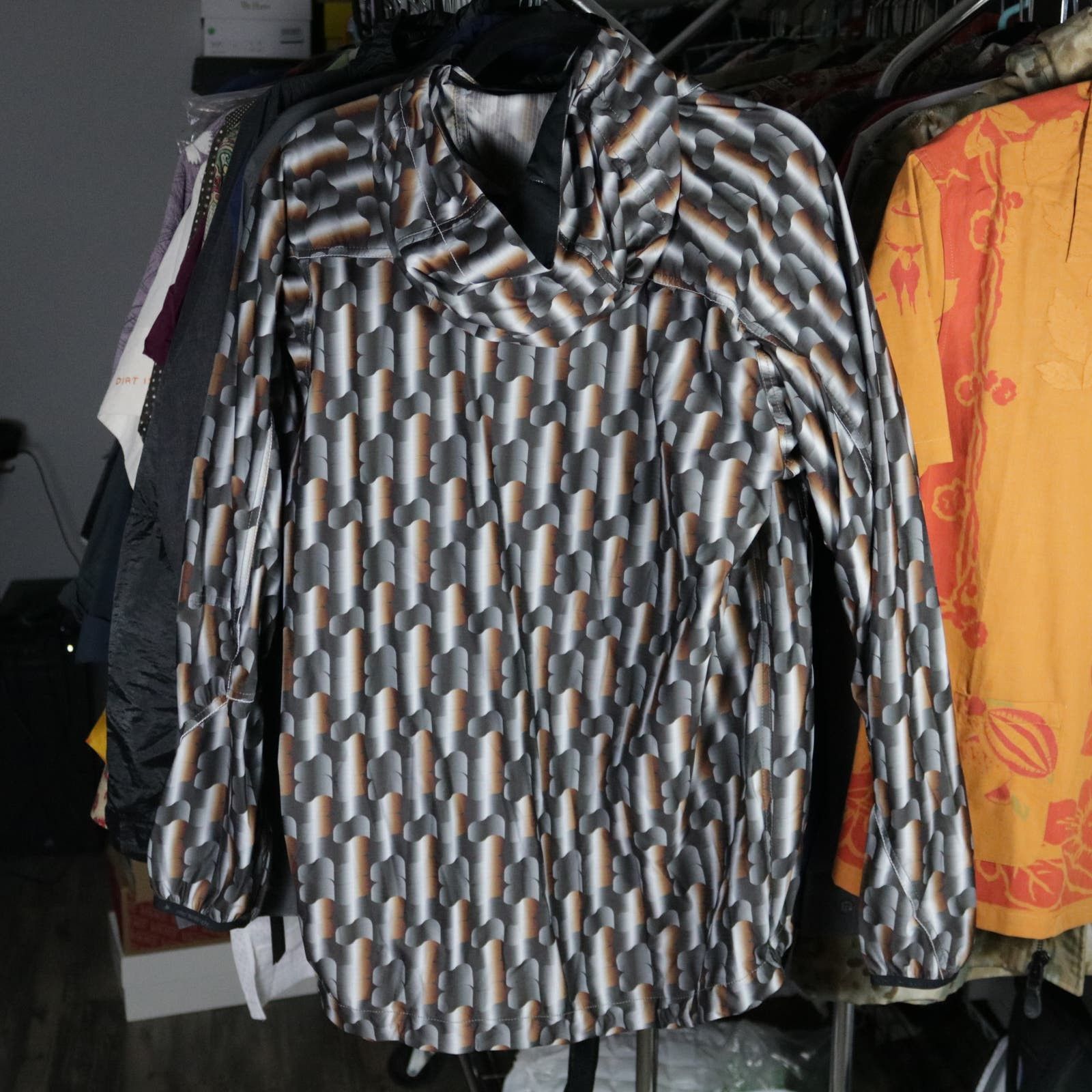 And Wander And Wander Printed Raschel Ripstop Graphic Jacket 3 Medium Size US M / EU 48-50 / 2 - 4 Thumbnail