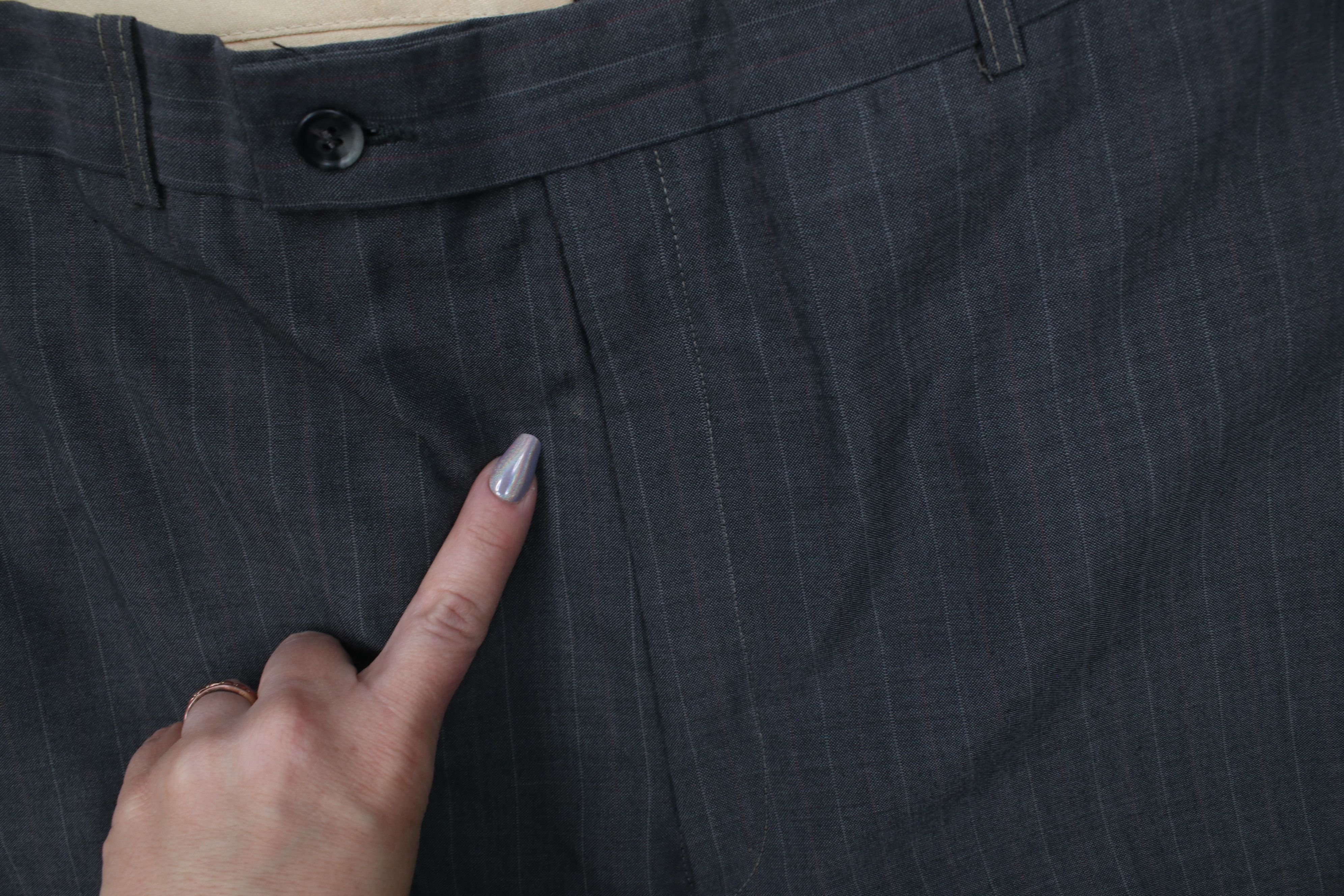 Vintage Vintage 70s Streetwear Wool Knit Wide Leg Chino Pants Size US 36 / EU 52 - 6 Thumbnail