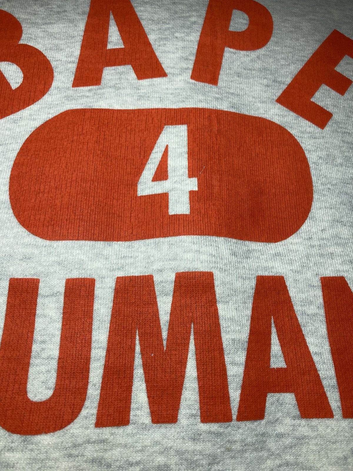 Bape 1996 Bape 4 Human Cobalt Sweatshirt 90s Nigo OG Ape Logo Size US M / EU 48-50 / 2 - 3 Thumbnail