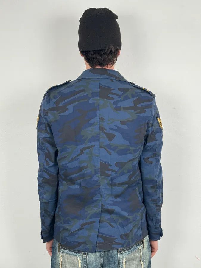 Daniele Alessandrini Daniele Alessandrini Navy Military Patch Blue Camouflage Shirt Jacket Size US M / EU 48-50 / 2 - 3 Thumbnail