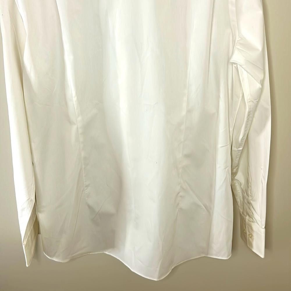 Hugo Boss NWT Slim Fit- BOSS - size 16 - White - 100% Ctn - easy iron Size 38R - 7 Thumbnail