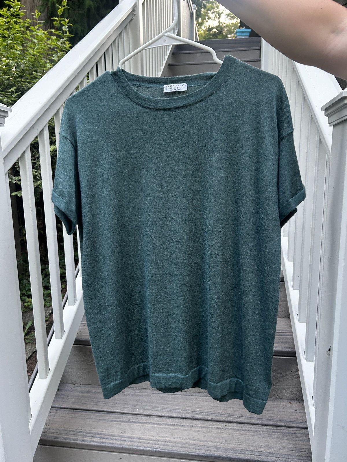 Brunello Cucinelli Brunello Cucinelli Sparkling Cashmere and Silk Top Size M / US 6-8 / IT 42-44 - 1 Thumbnail