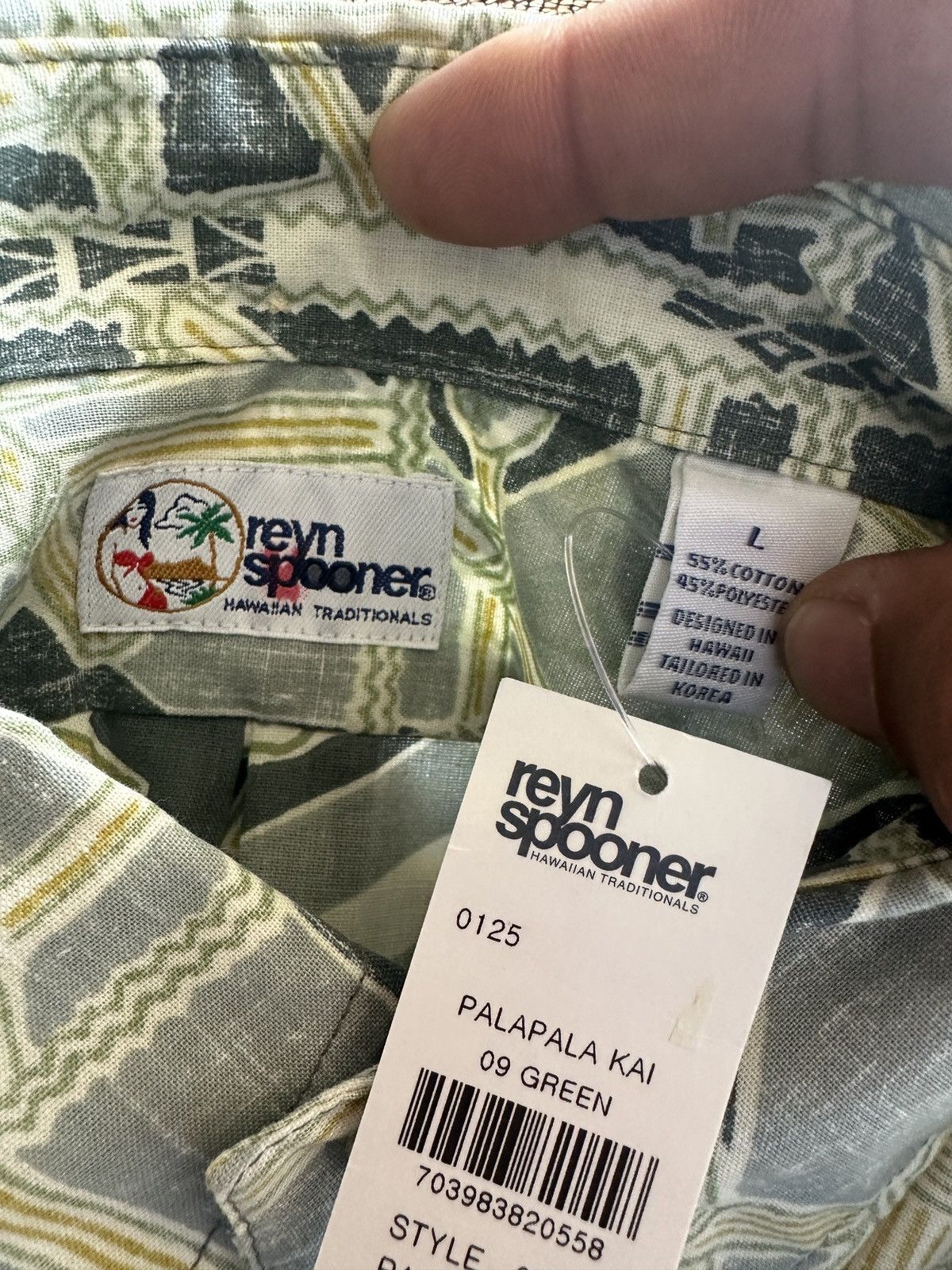 Reyn Spooner New Reyn Spooner Palapala Kai Hawaiian Multicolored Men's L Size US L / EU 52-54 / 3 - 4 Thumbnail