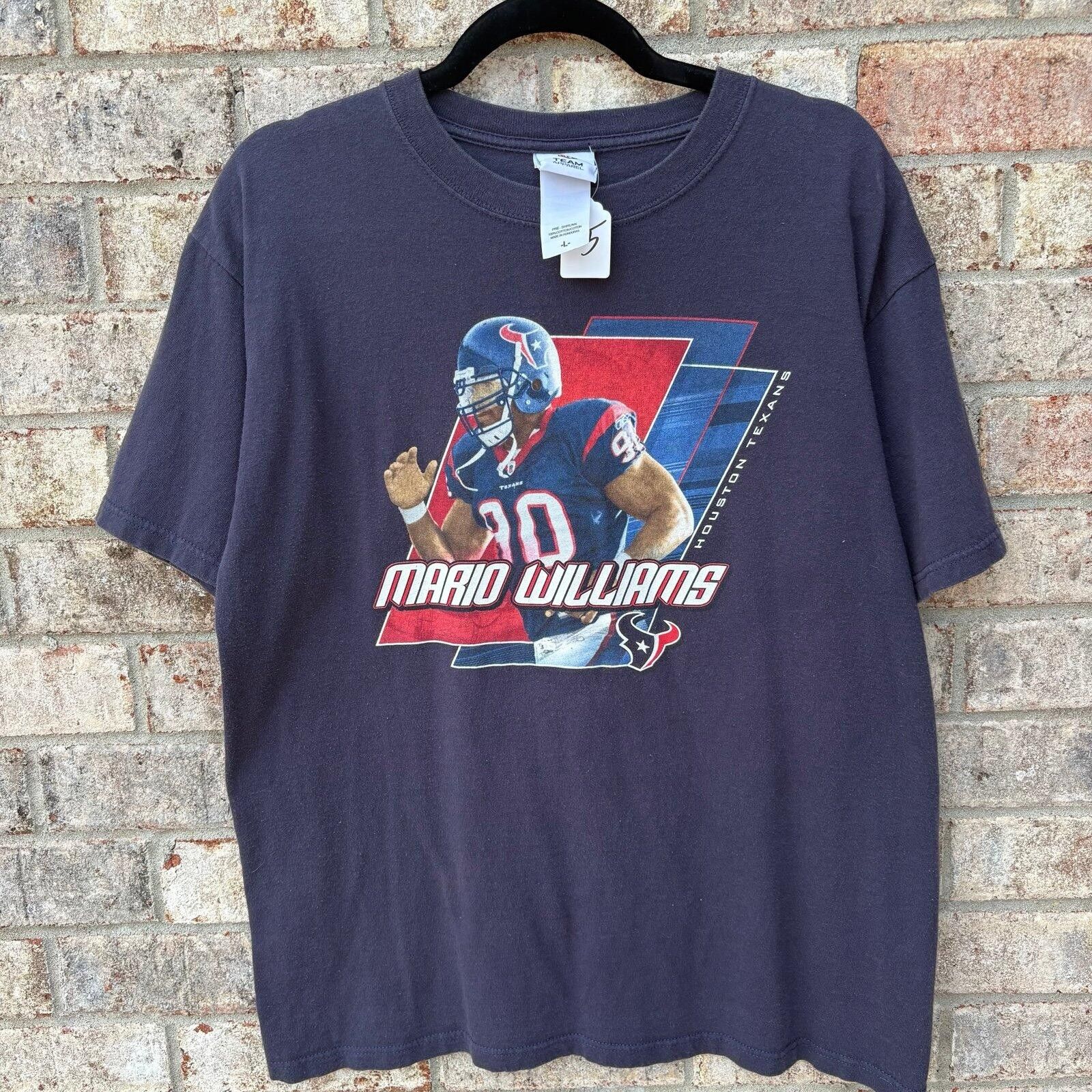 NFL Vintage Houston Texans Mario Williams player tee Size US XL / EU 56 / 4 - 1 Thumbnail