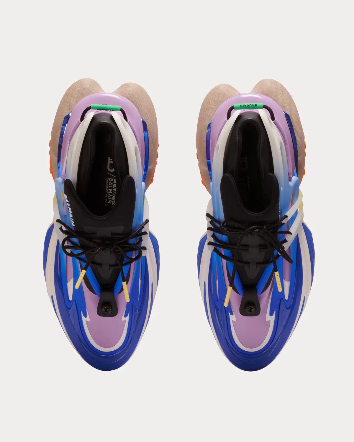 Balmain o1s1wg110425 Unicorn Low-Top Sneakers in Multicolor Size US 8 / EU 41 - 2 Thumbnail