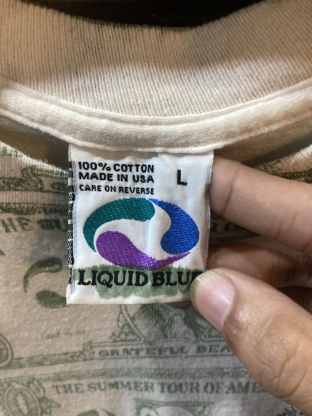 Grateful Dead Grateful dead T shirt Dollar RFK stadium 1995’s Size US L / EU 52-54 / 3 - 6 Thumbnail