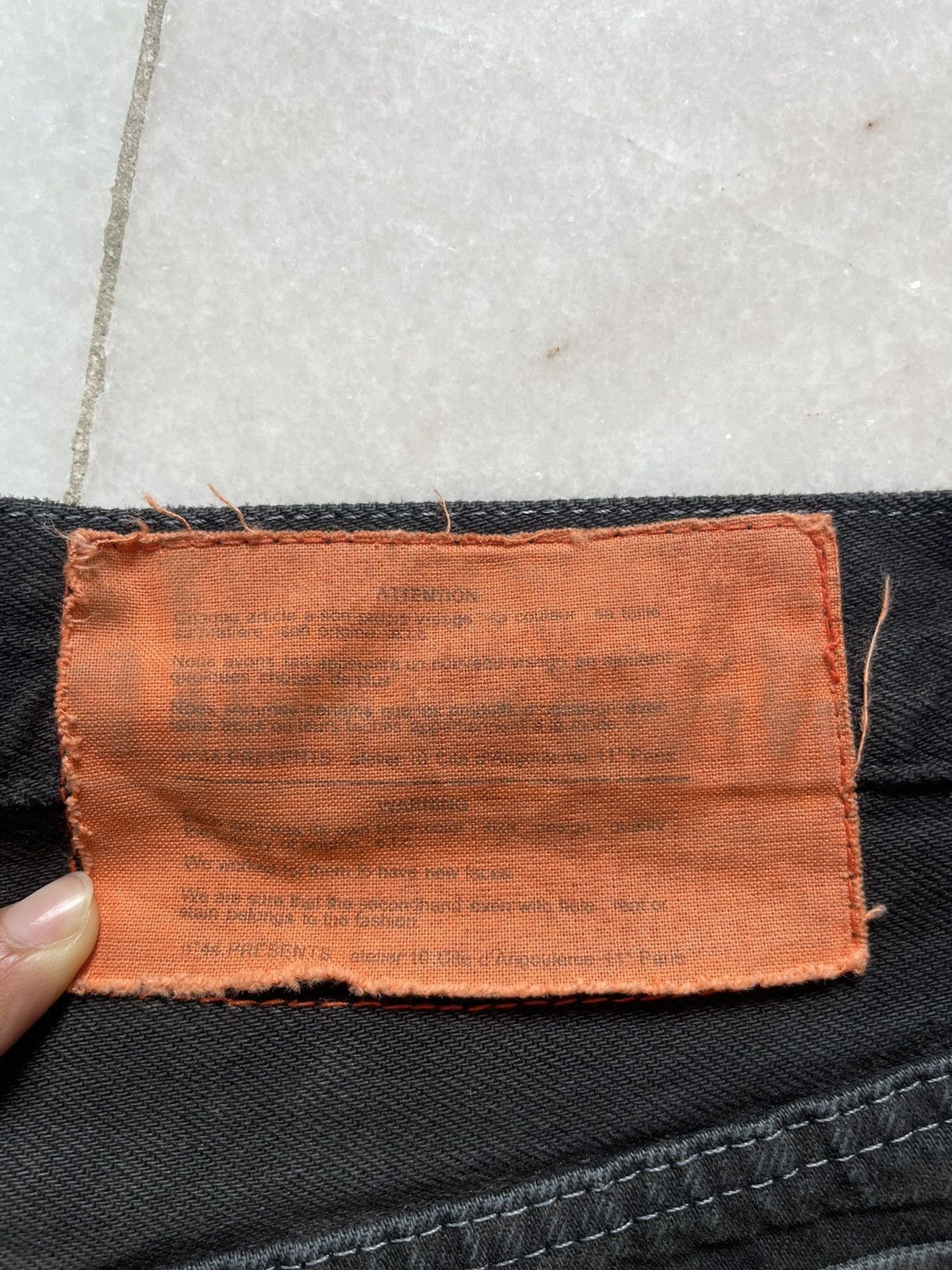 If Six Was Nine Very Rare Vintage 80s Levis 501 All black Faded Jeans Size US 30 / EU 46 - 8 Thumbnail
