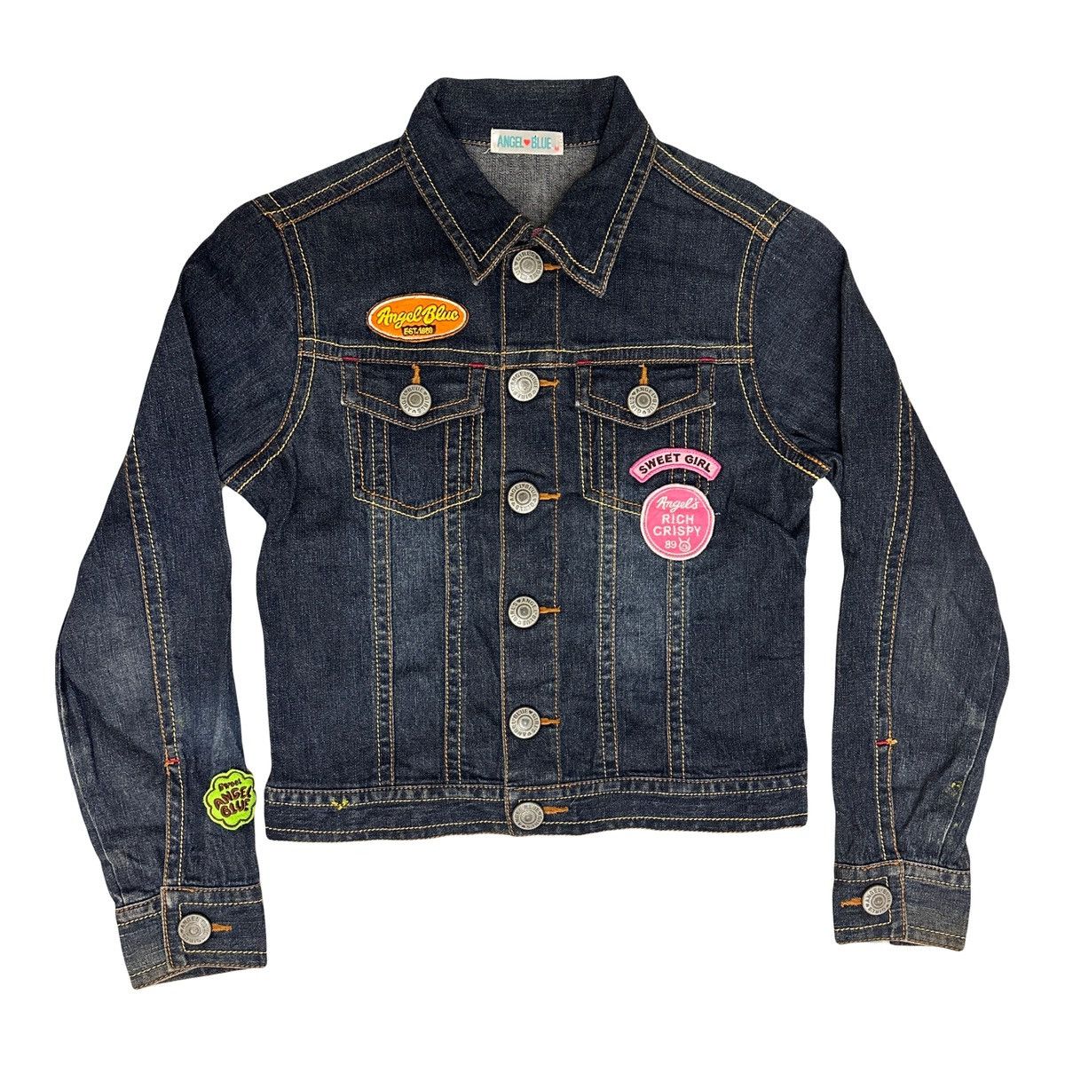 Angel Blue × Japanese Brand Angel Blue Embroidered, Printed and Patched Denim Jacket Size US M / EU 48-50 / 2 - 2 Thumbnail