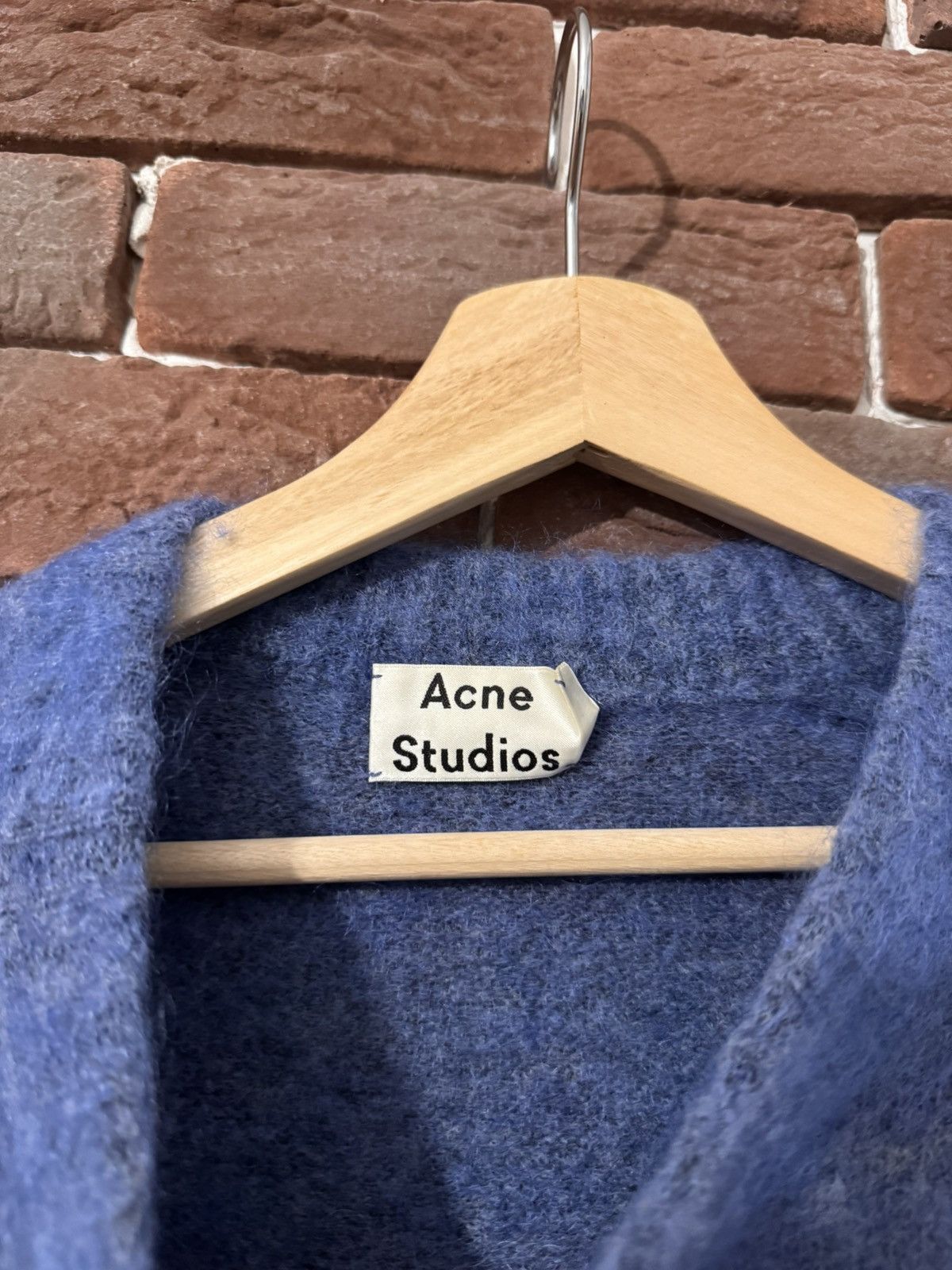 Acne Studios × Designer Acne Studios Designer Fuzzy Wool Knit Sweater Striped Size US M / EU 48-50 / 2 - 8 Thumbnail