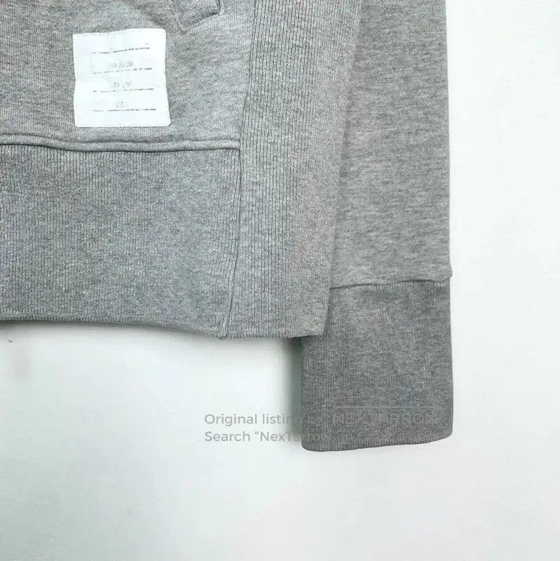 Thom Browne Thom Browne Gray Cotton Womens Hoodie . Size L / US 10 / IT 46 - 4 Thumbnail