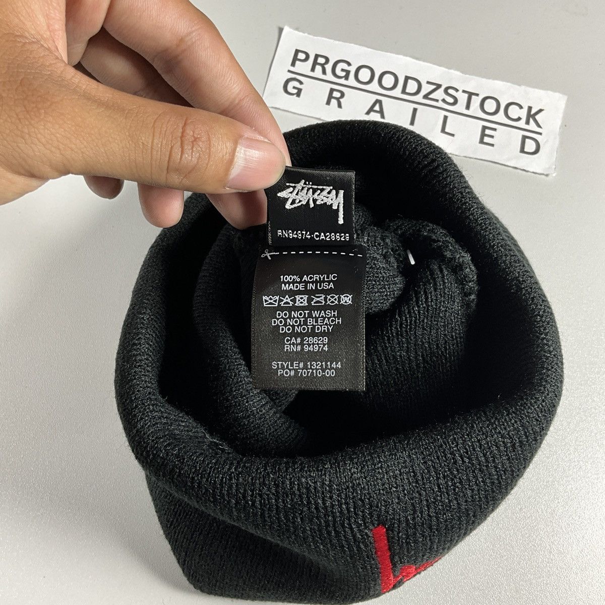 Other Stussy beanie - black Size ONE SIZE - 4 Thumbnail