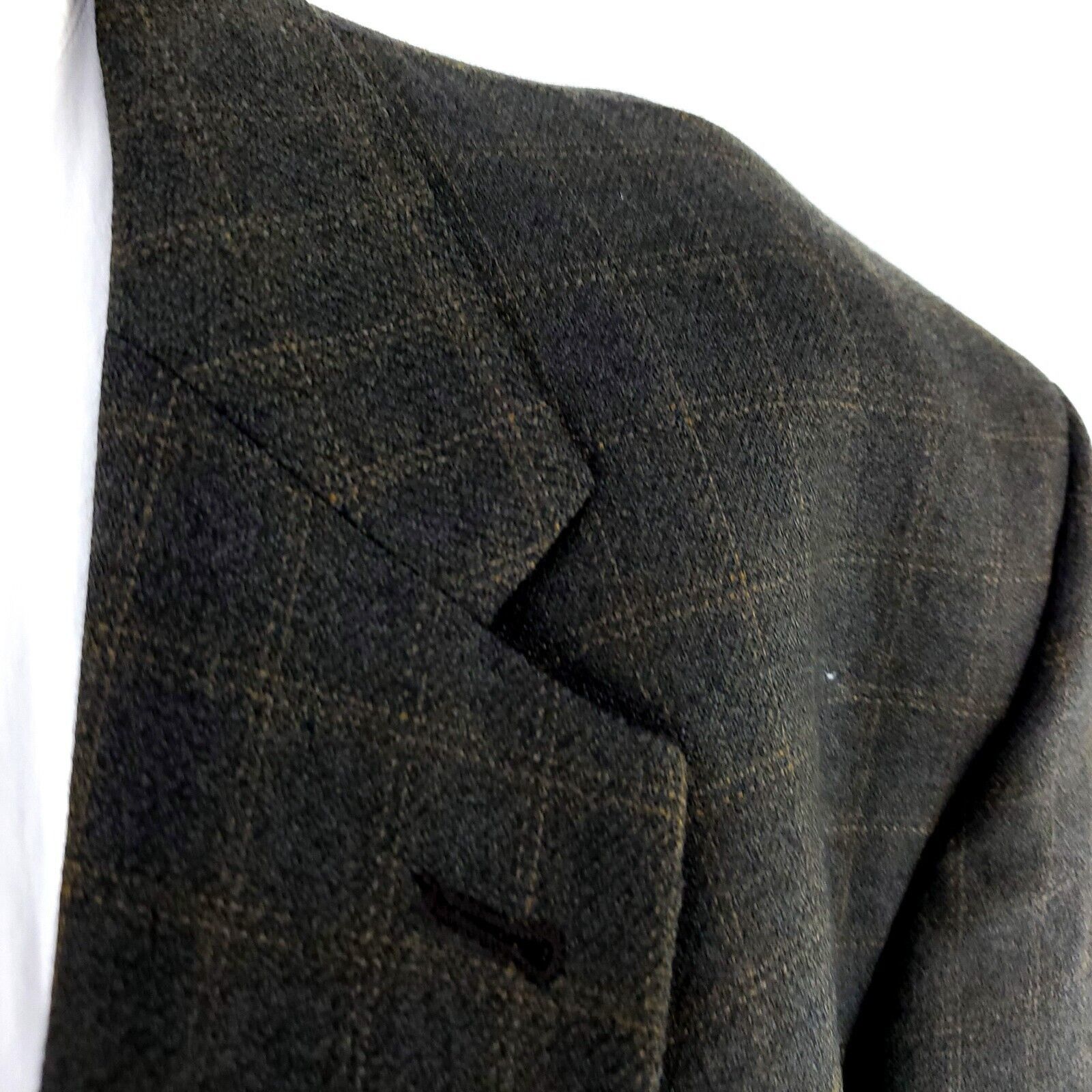 Joseph Abboud Joseph Abboud Nordstrom Tweed Wool 3 Button Sport Coat 48L B Size 48L - 2 Thumbnail