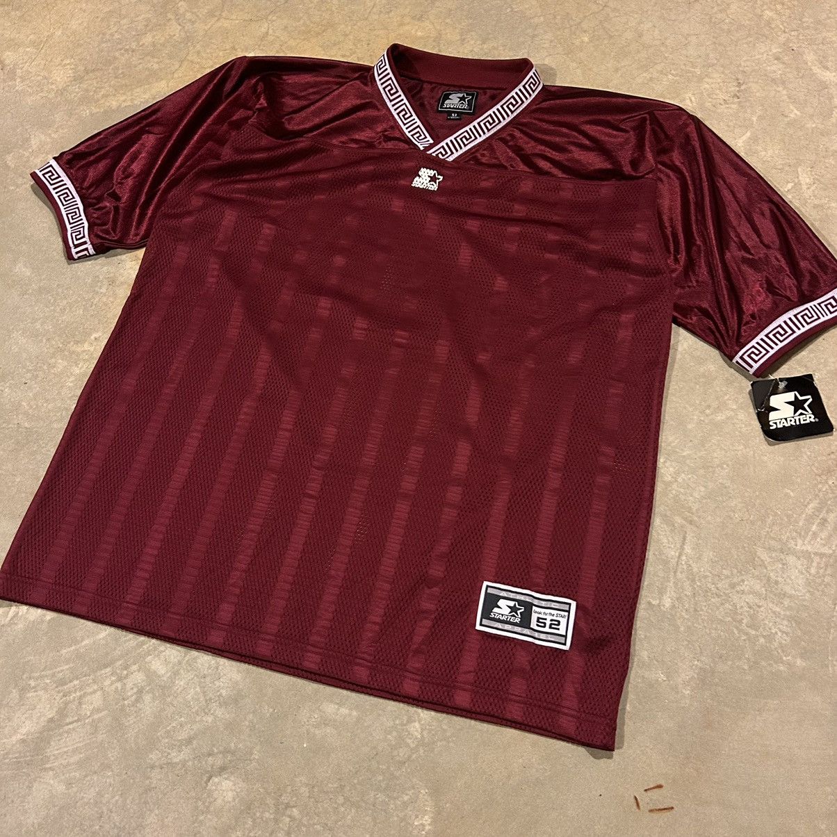 Starter × Vintage Crazy Vintage Y2K Starter Striped Baggy Football Jersey NWT Size US XXL / EU 58 / 5 - 2 Thumbnail