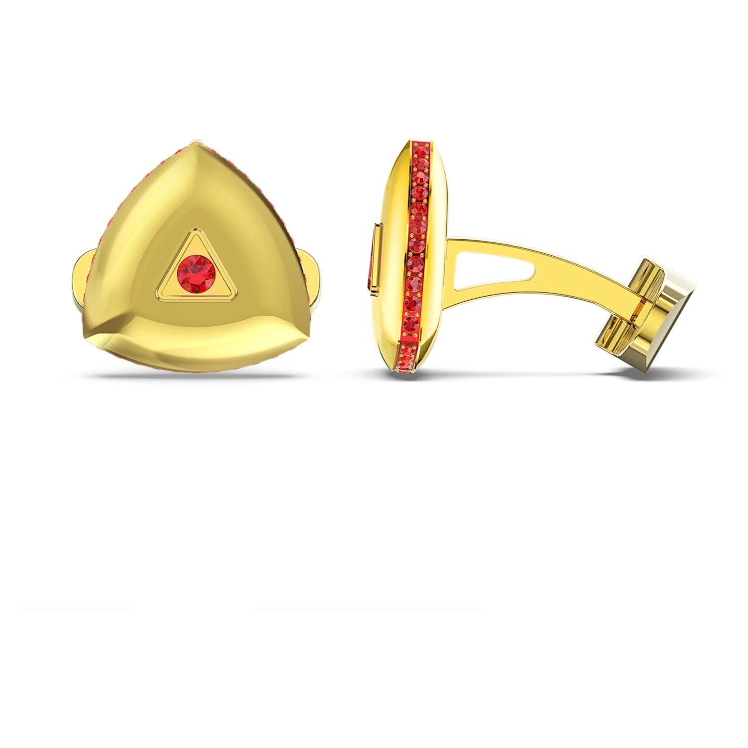 Swarovski Swarovski Theo cufflinks Fire element, Red, Gold-tone plated Size ONE SIZE - 4 Thumbnail