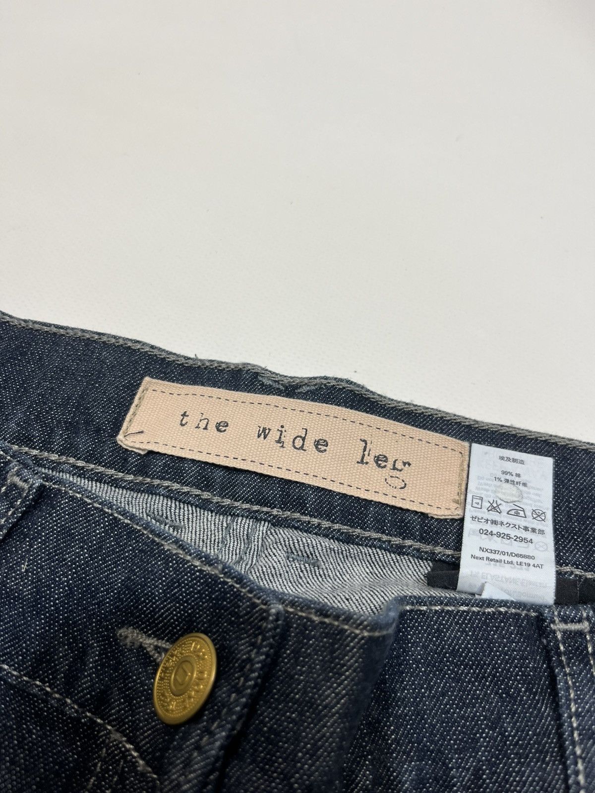 Jean Baggy Vintage Wide Leg Japanese Denim Jeans Size US 31 - 4 Thumbnail