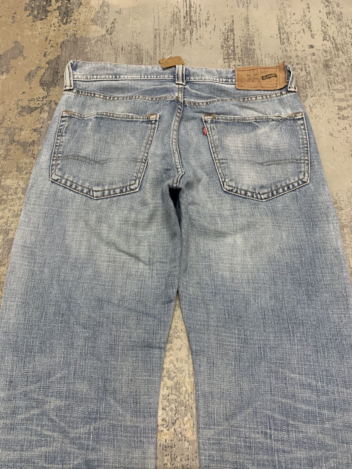 Japanese Brand Vintage 90’s Gl Heart Sand Washed Distress Jean Size US 33 - 7 Thumbnail
