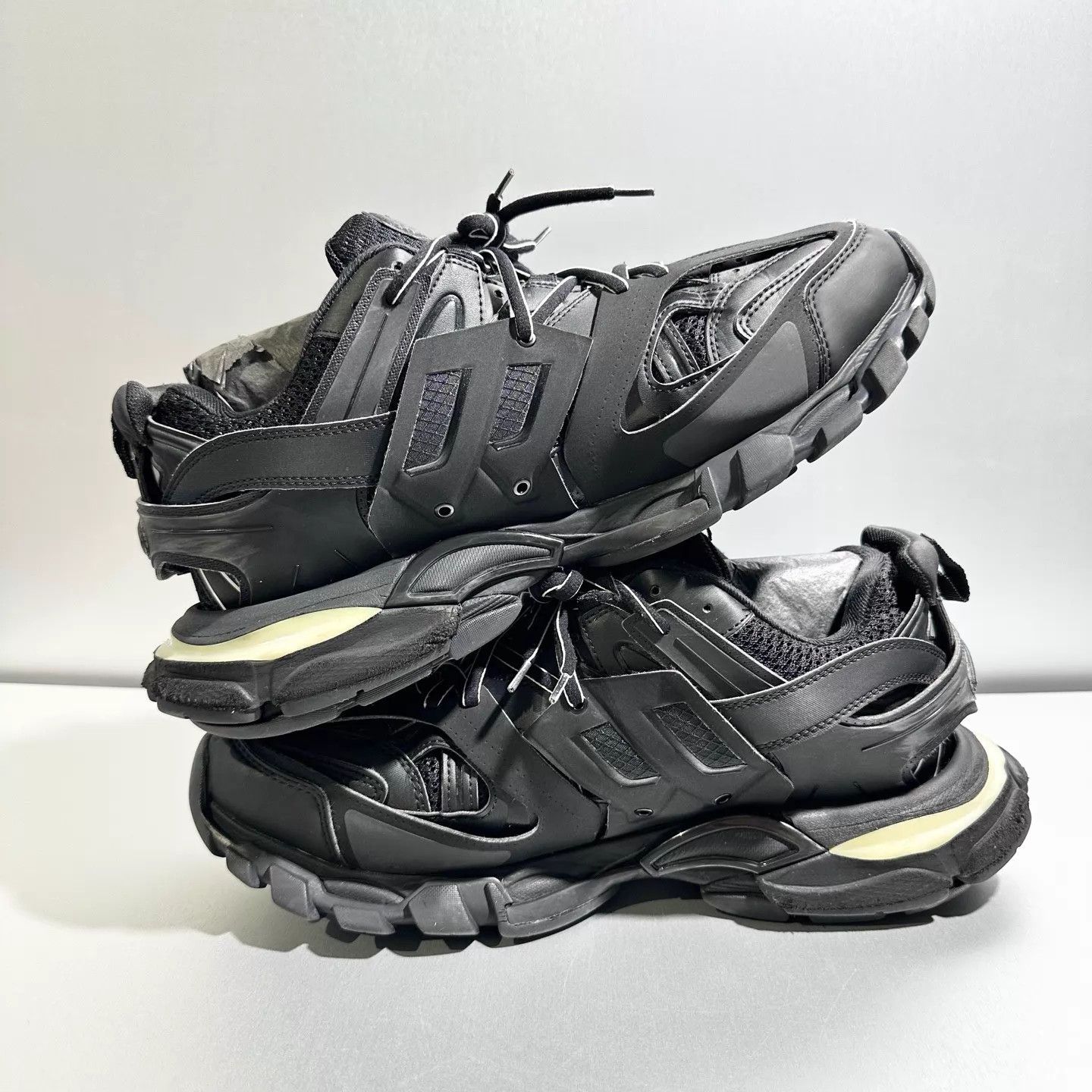 Balenciaga Balenciaga Track Black Led Version 44 EU X6529 Size US 11 / EU 44 - 4 Thumbnail