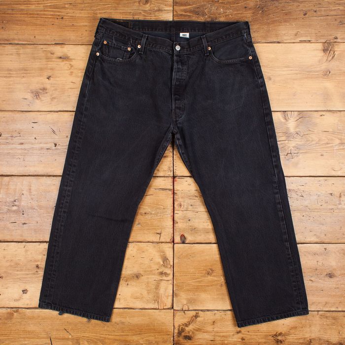 Levi's Vintage Levis 501 Jeans 40 x 28 Dark Wash Straight Black Red Tab