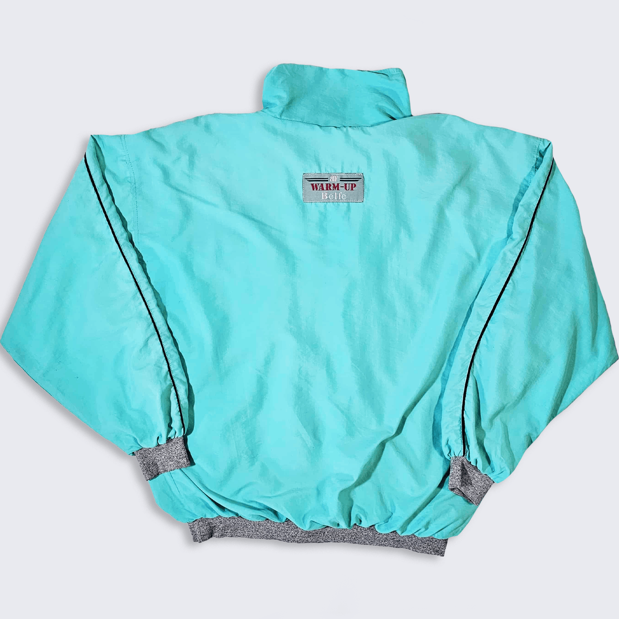 Vintage Italy Belfe Vintage 90s Light Blue Warm Up Track Suit Size US L / EU 52-54 / 3 - 3 Thumbnail