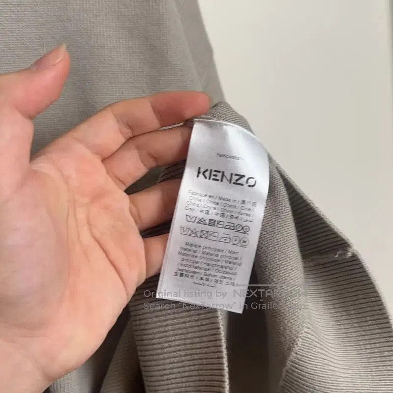 Kenzo KENZO Gray Cotton Pullover for Men . Size US L / EU 52-54 / 3 - 5 Thumbnail